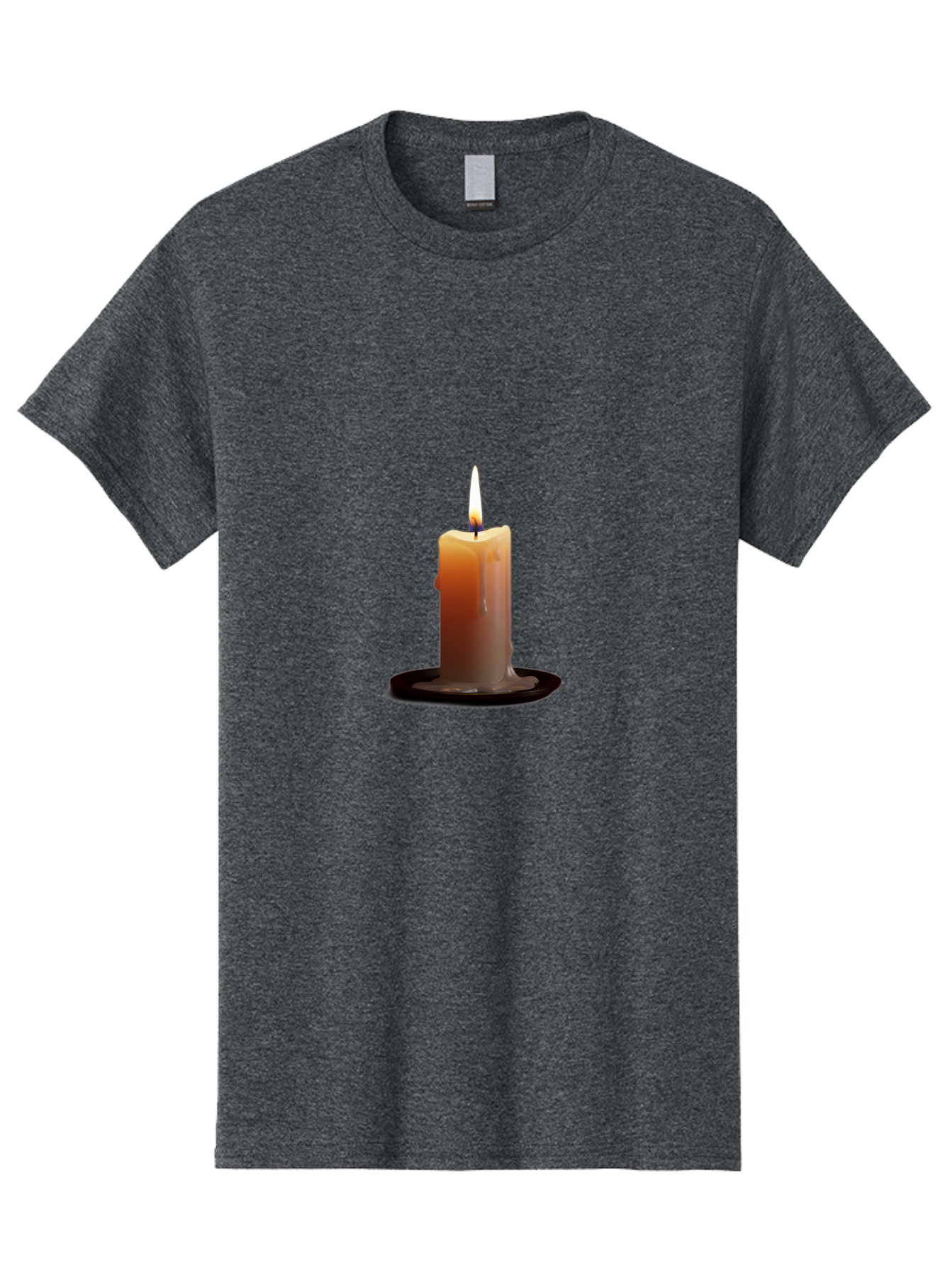 Candle-2 Men'S Graphic Tee, 100% Cotton, Comfortable Casual Summer Wear, Machine Washable, Vintage Camera, Old Camera, Antique Camera, Black Camera, Classic Photography, Photography Equipment, Nostalgic Device, Film Camera, Camera Art Bah676