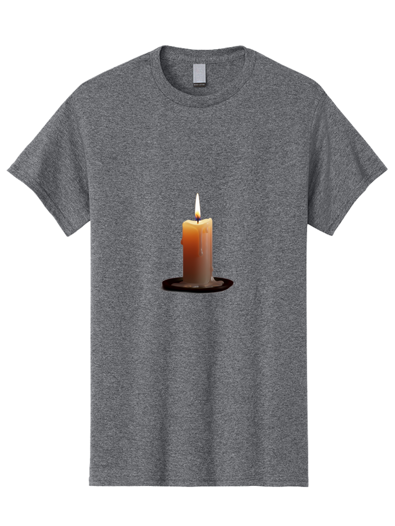 Candle-2 Men'S Graphic Tee, 100% Cotton, Comfortable Casual Summer Wear, Machine Washable, Vintage Camera, Old Camera, Antique Camera, Black Camera, Classic Photography, Photography Equipment, Nostalgic Device, Film Camera, Camera Art Bah676