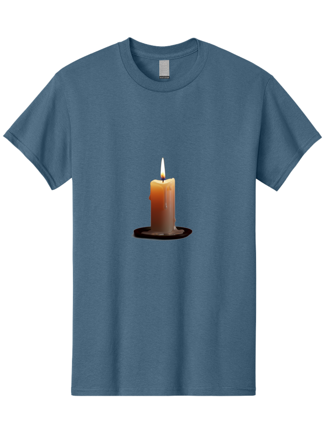 Candle-2 Men'S Graphic Tee, 100% Cotton, Comfortable Casual Summer Wear, Machine Washable, Vintage Camera, Old Camera, Antique Camera, Black Camera, Classic Photography, Photography Equipment, Nostalgic Device, Film Camera, Camera Art Bah676
