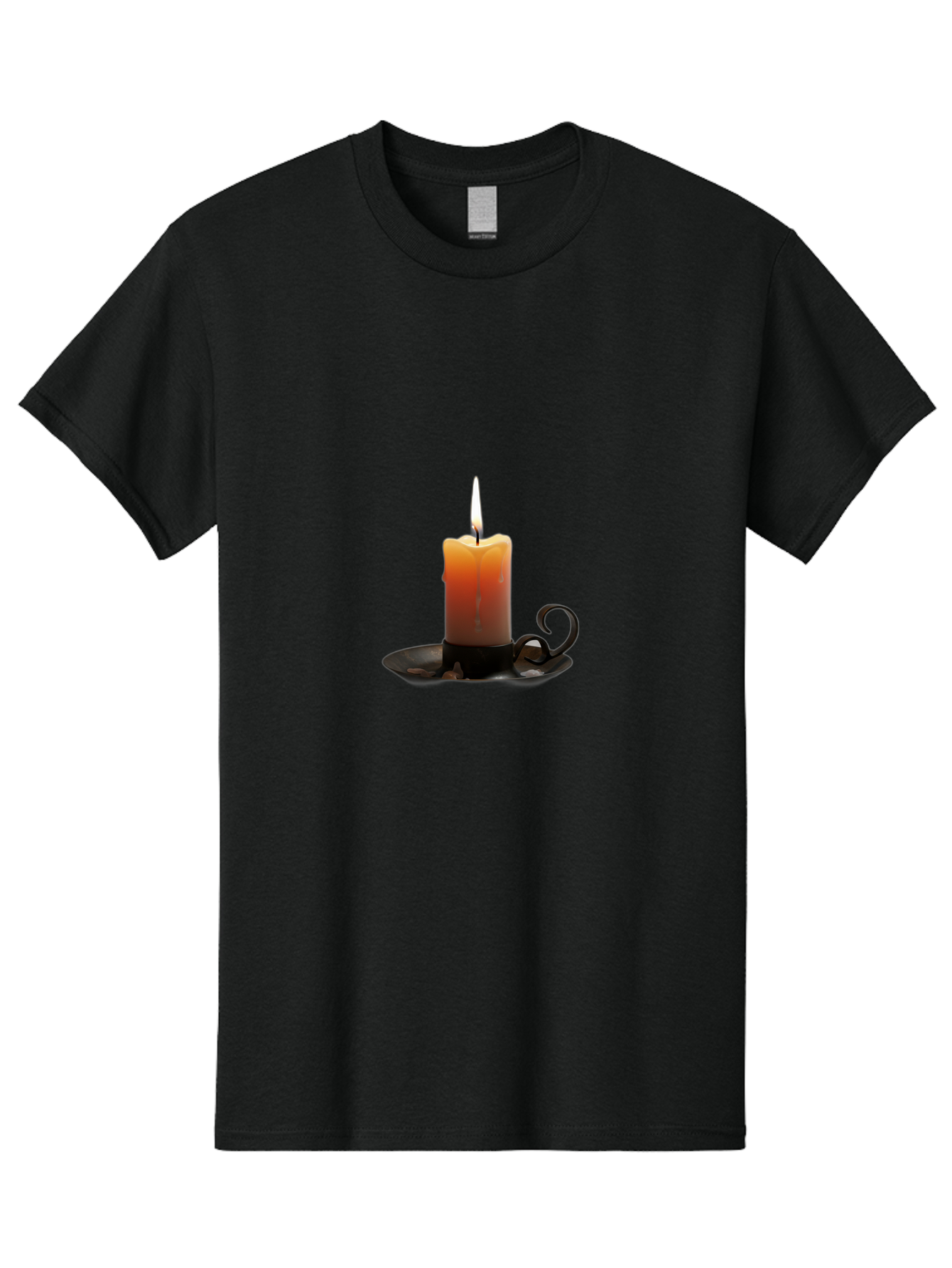 Candle-3 Men'S Graphic Tee, 100% Cotton, Comfortable Casual Summer Wear, Machine Washable, Vintage Camera, Old Camera, Antique Camera, Black Camera, Classic Photography, Photography Equipment, Nostalgic Device, Film Camera, Camera Art Bah677