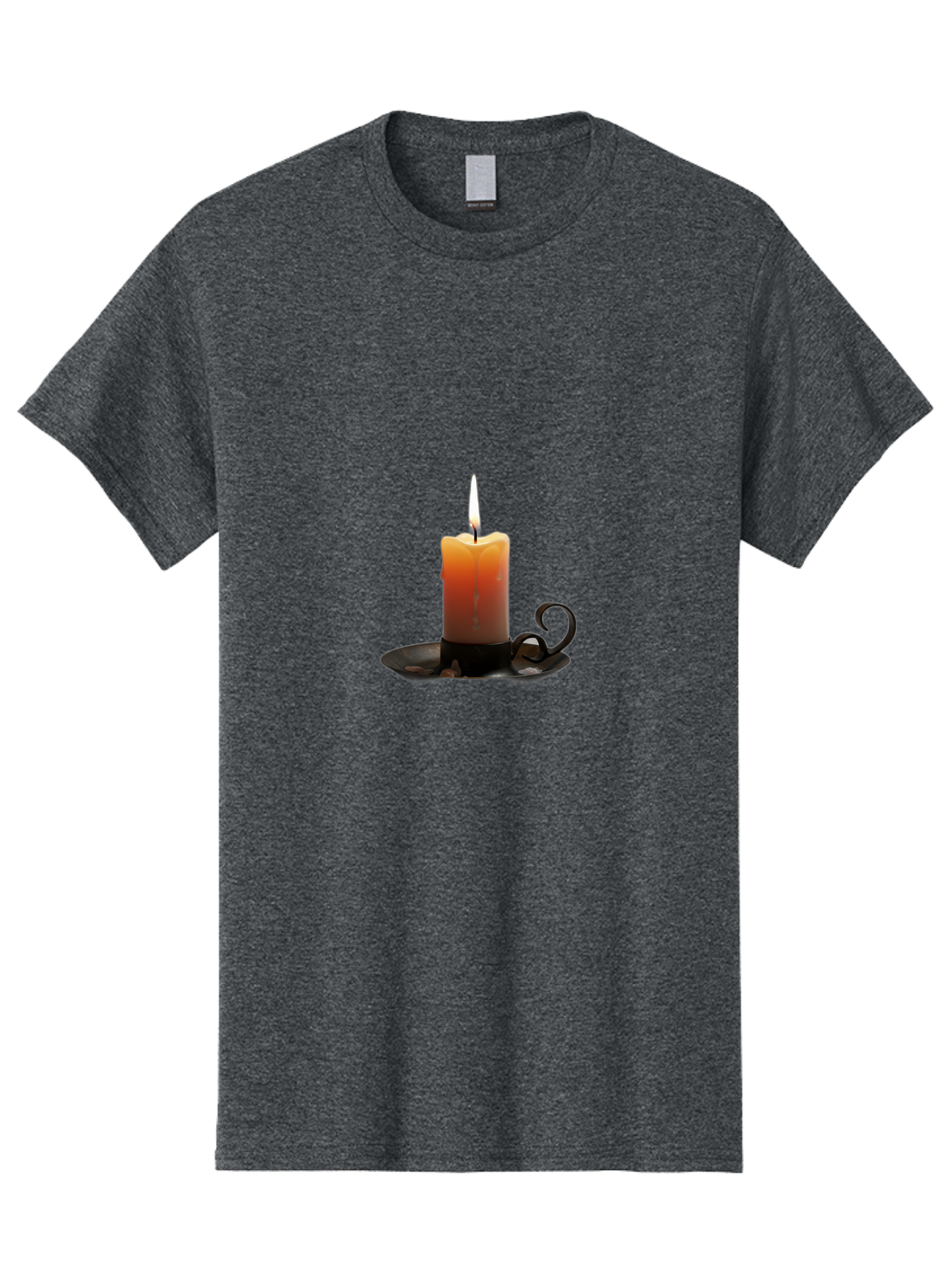 Candle-3 Men'S Graphic Tee, 100% Cotton, Comfortable Casual Summer Wear, Machine Washable, Vintage Camera, Old Camera, Antique Camera, Black Camera, Classic Photography, Photography Equipment, Nostalgic Device, Film Camera, Camera Art Bah677