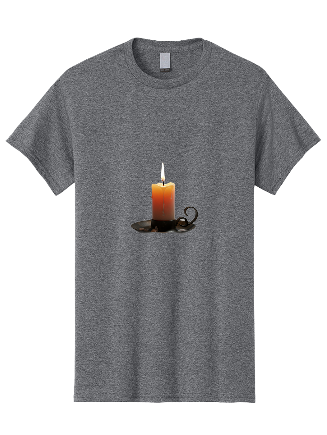 Candle-3 Men'S Graphic Tee, 100% Cotton, Comfortable Casual Summer Wear, Machine Washable, Vintage Camera, Old Camera, Antique Camera, Black Camera, Classic Photography, Photography Equipment, Nostalgic Device, Film Camera, Camera Art Bah677