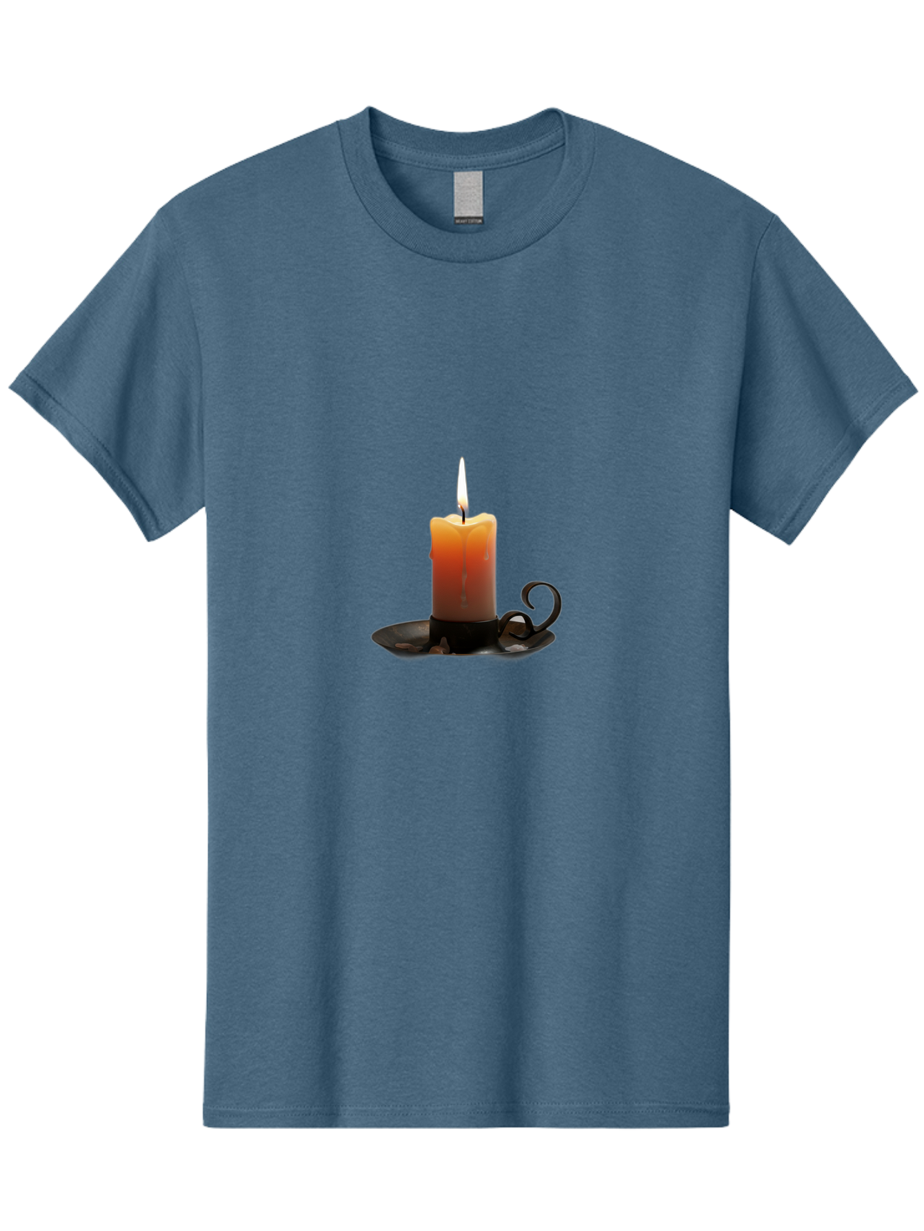 Candle-3 Men'S Graphic Tee, 100% Cotton, Comfortable Casual Summer Wear, Machine Washable, Vintage Camera, Old Camera, Antique Camera, Black Camera, Classic Photography, Photography Equipment, Nostalgic Device, Film Camera, Camera Art Bah677