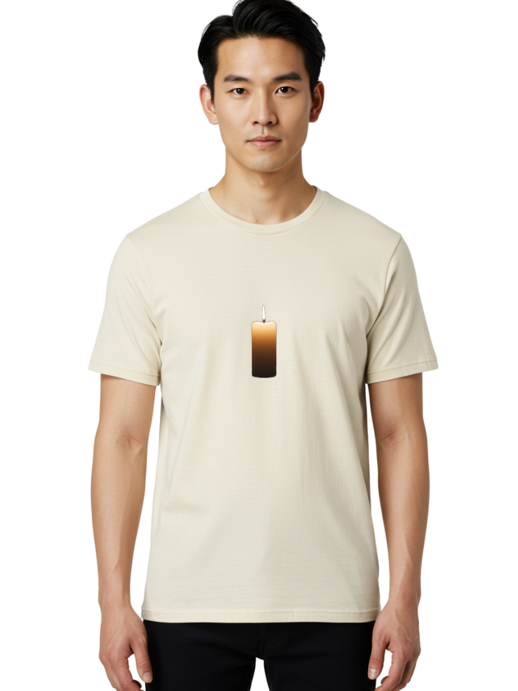 Candle-4 Men'S Graphic Tee, 100% Cotton, Comfortable Casual Summer Wear, Machine Washable, Vintage Camera, Old Camera, Antique Camera, Black Camera, Classic Photography, Photography Equipment, Nostalgic Device, Film Camera, Camera Art Bah678