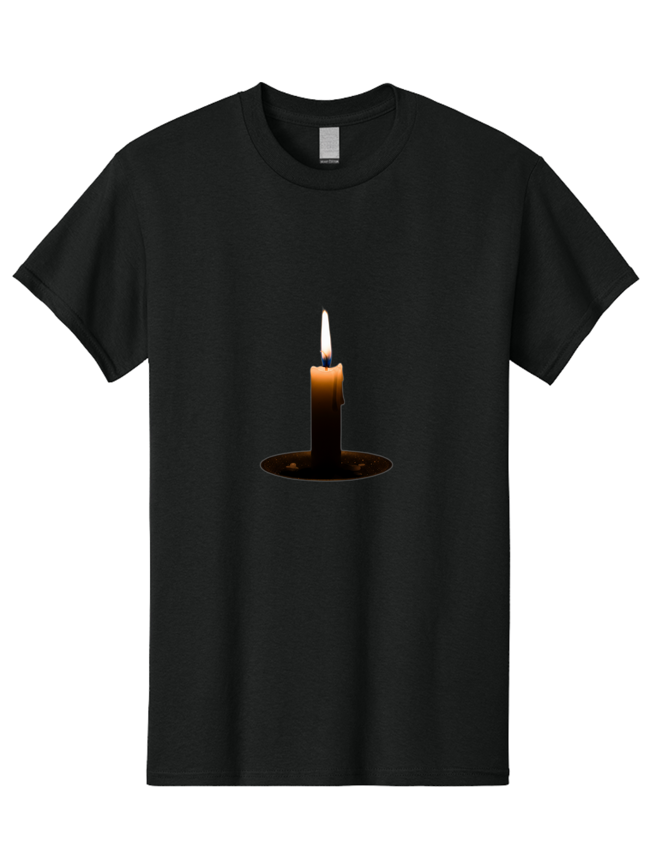 Candle-5 Men'S Graphic Tee, 100% Cotton, Comfortable Casual Summer Wear, Machine Washable, Vintage Camera, Old Camera, Antique Camera, Black Camera, Classic Photography, Photography Equipment, Nostalgic Device, Film Camera, Camera Art Bah679