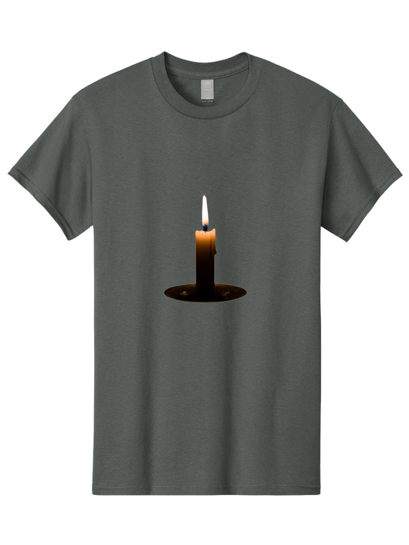 Candle-5 Men'S Graphic Tee, 100% Cotton, Comfortable Casual Summer Wear, Machine Washable, Vintage Camera, Old Camera, Antique Camera, Black Camera, Classic Photography, Photography Equipment, Nostalgic Device, Film Camera, Camera Art Bah679