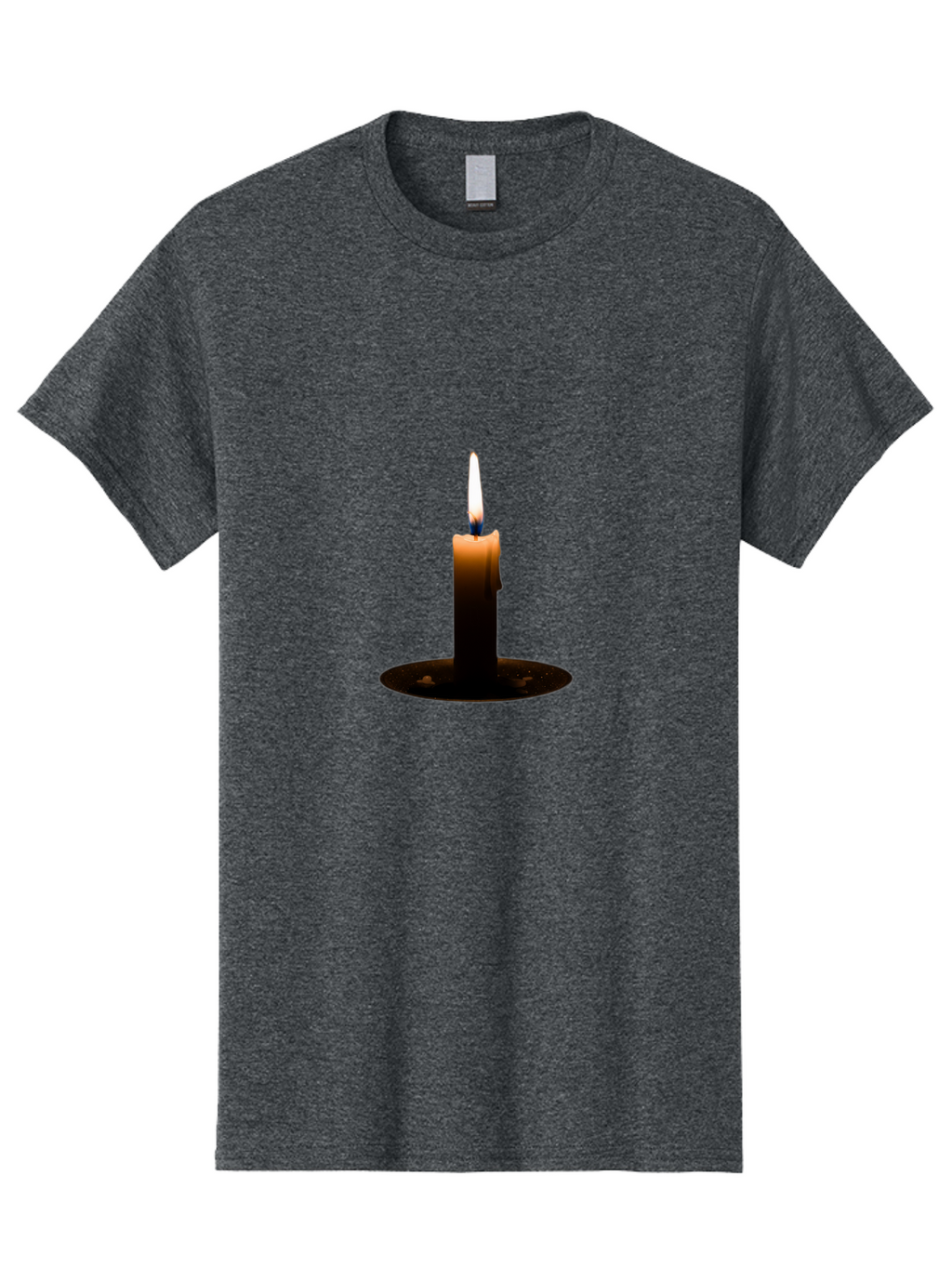 Candle-5 Men'S Graphic Tee, 100% Cotton, Comfortable Casual Summer Wear, Machine Washable, Vintage Camera, Old Camera, Antique Camera, Black Camera, Classic Photography, Photography Equipment, Nostalgic Device, Film Camera, Camera Art Bah679