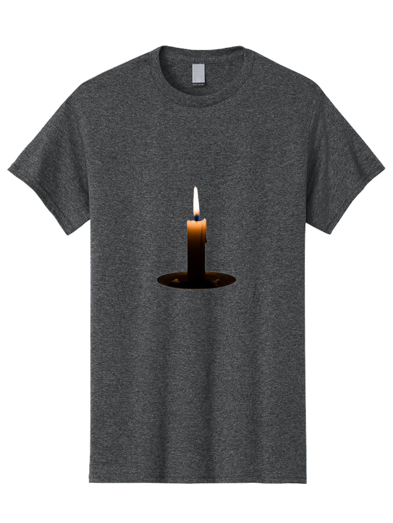 Candle-5 Men'S Graphic Tee, 100% Cotton, Comfortable Casual Summer Wear, Machine Washable, Vintage Camera, Old Camera, Antique Camera, Black Camera, Classic Photography, Photography Equipment, Nostalgic Device, Film Camera, Camera Art Bah679