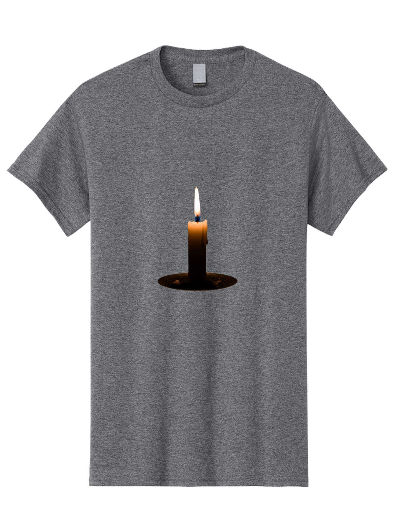 Candle-5 Men'S Graphic Tee, 100% Cotton, Comfortable Casual Summer Wear, Machine Washable, Vintage Camera, Old Camera, Antique Camera, Black Camera, Classic Photography, Photography Equipment, Nostalgic Device, Film Camera, Camera Art Bah679