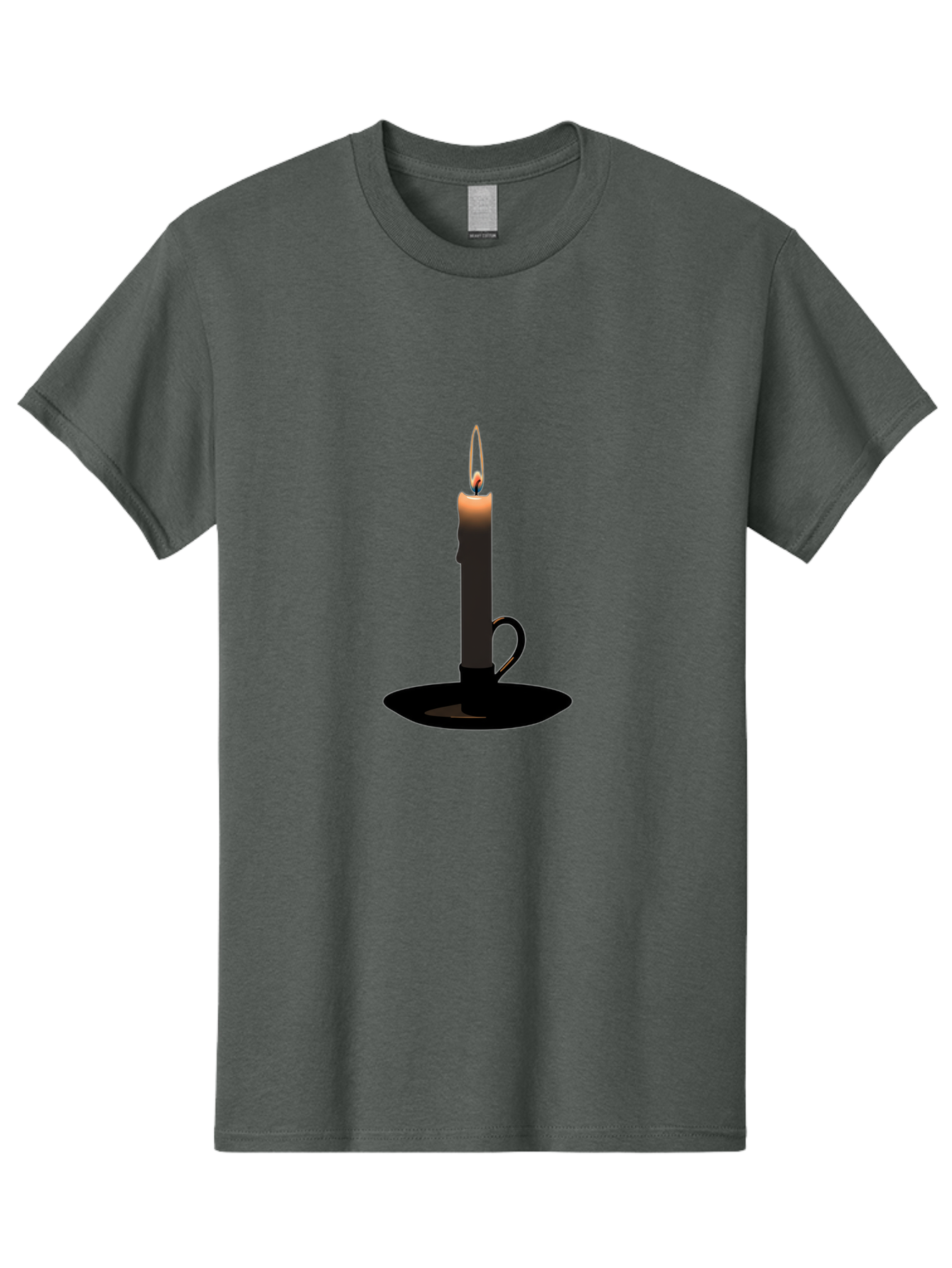 Candle-6 Men'S Graphic Tee, 100% Cotton, Comfortable Casual Summer Wear, Machine Washable, Vintage Camera, Old Camera, Antique Camera, Black Camera, Classic Photography, Photography Equipment, Nostalgic Device, Film Camera, Camera Art Bah680