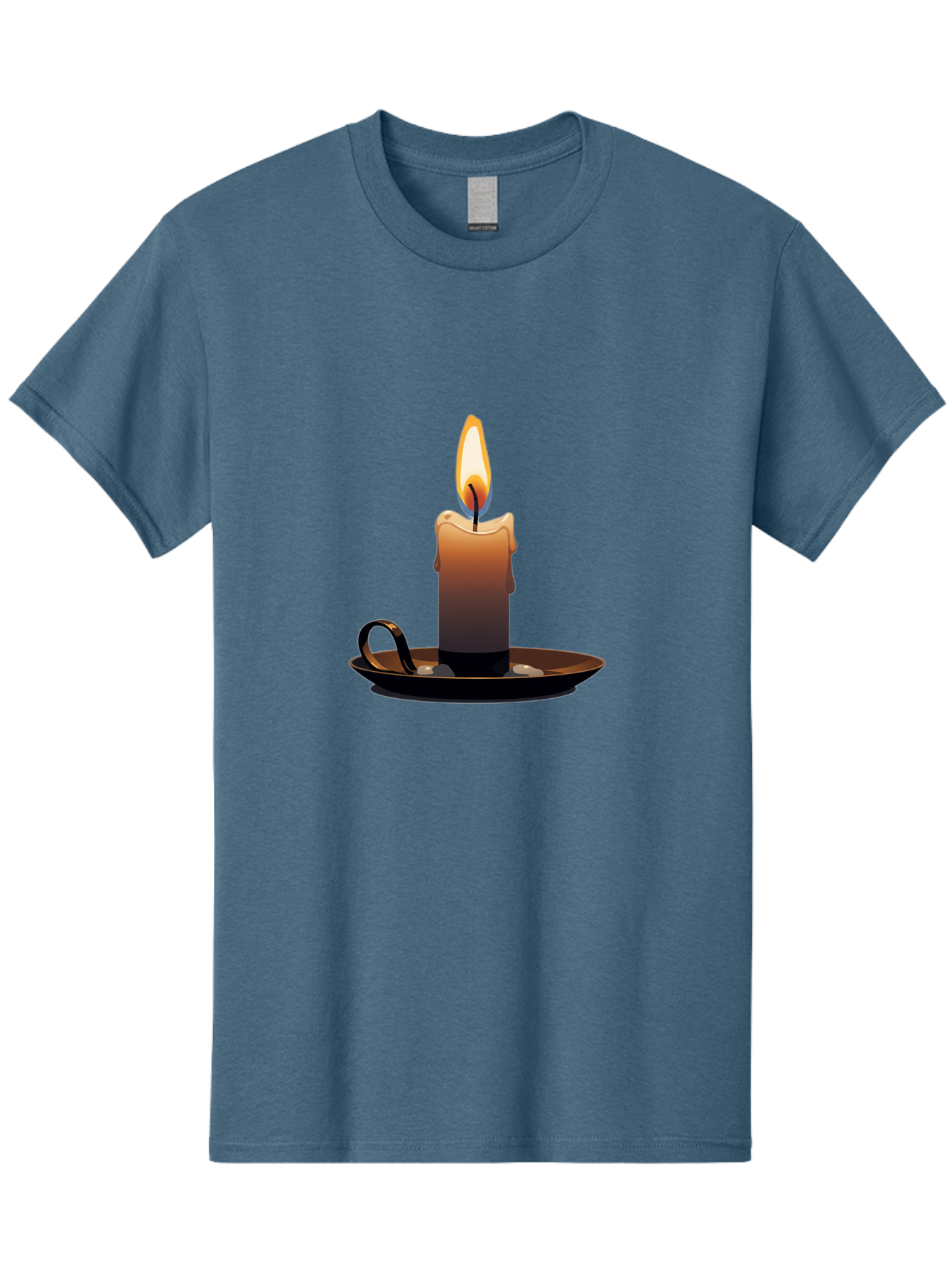 Candle-7 Men'S Graphic Tee, 100% Cotton, Comfortable Casual Summer Wear, Machine Washable, Vintage Camera, Old Camera, Antique Camera, Black Camera, Classic Photography, Photography Equipment, Nostalgic Device, Film Camera, Camera Art Bah681