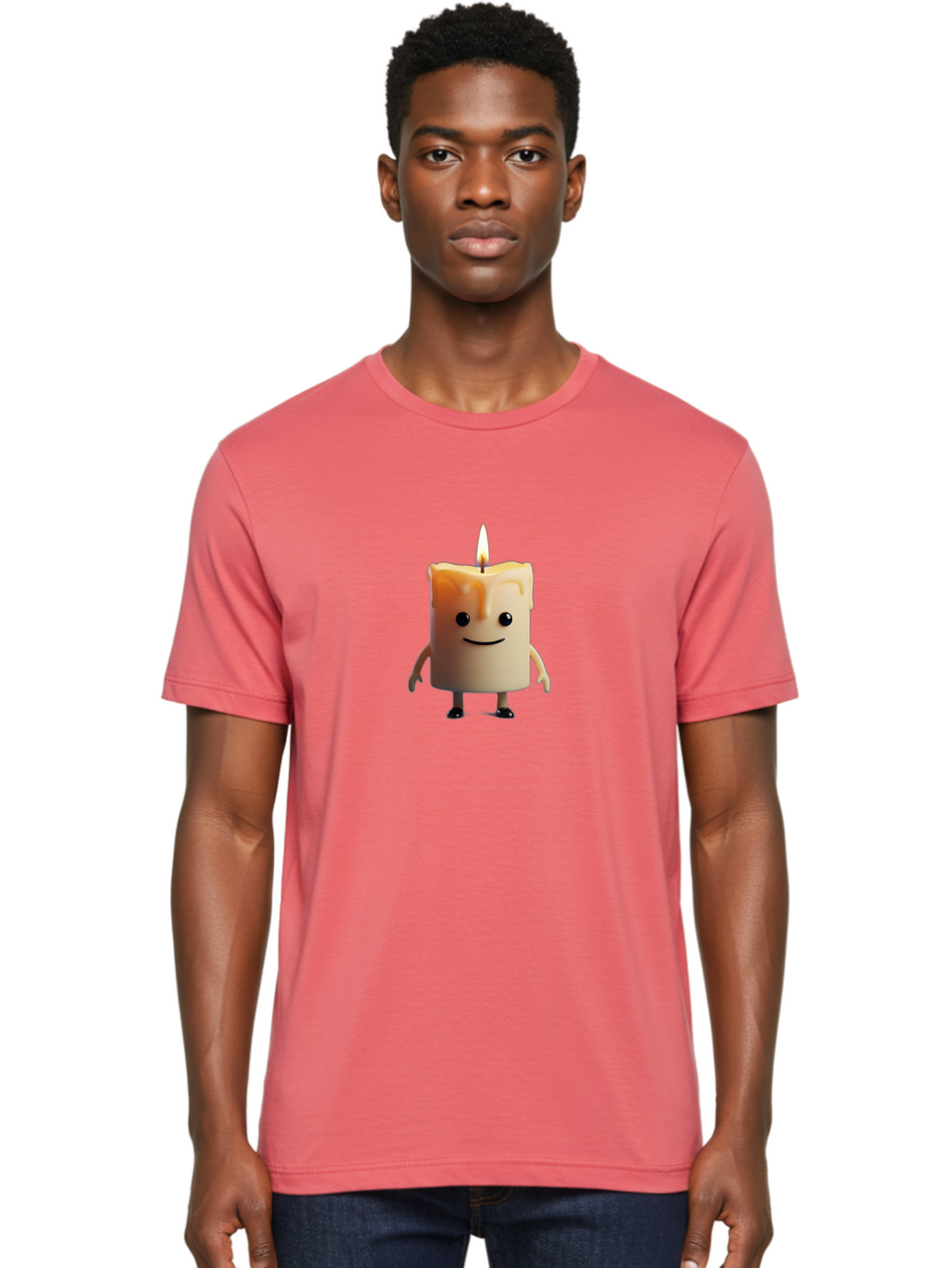 Candle-Character-1 Men'S Graphic Tee, 100% Cotton, Comfortable Casual Summer Wear, Machine Washable, Vintage Camera, Old Camera, Antique Camera, Black Camera, Classic Photography, Photography Equipment, Nostalgic Device, Film Camera, Bah682