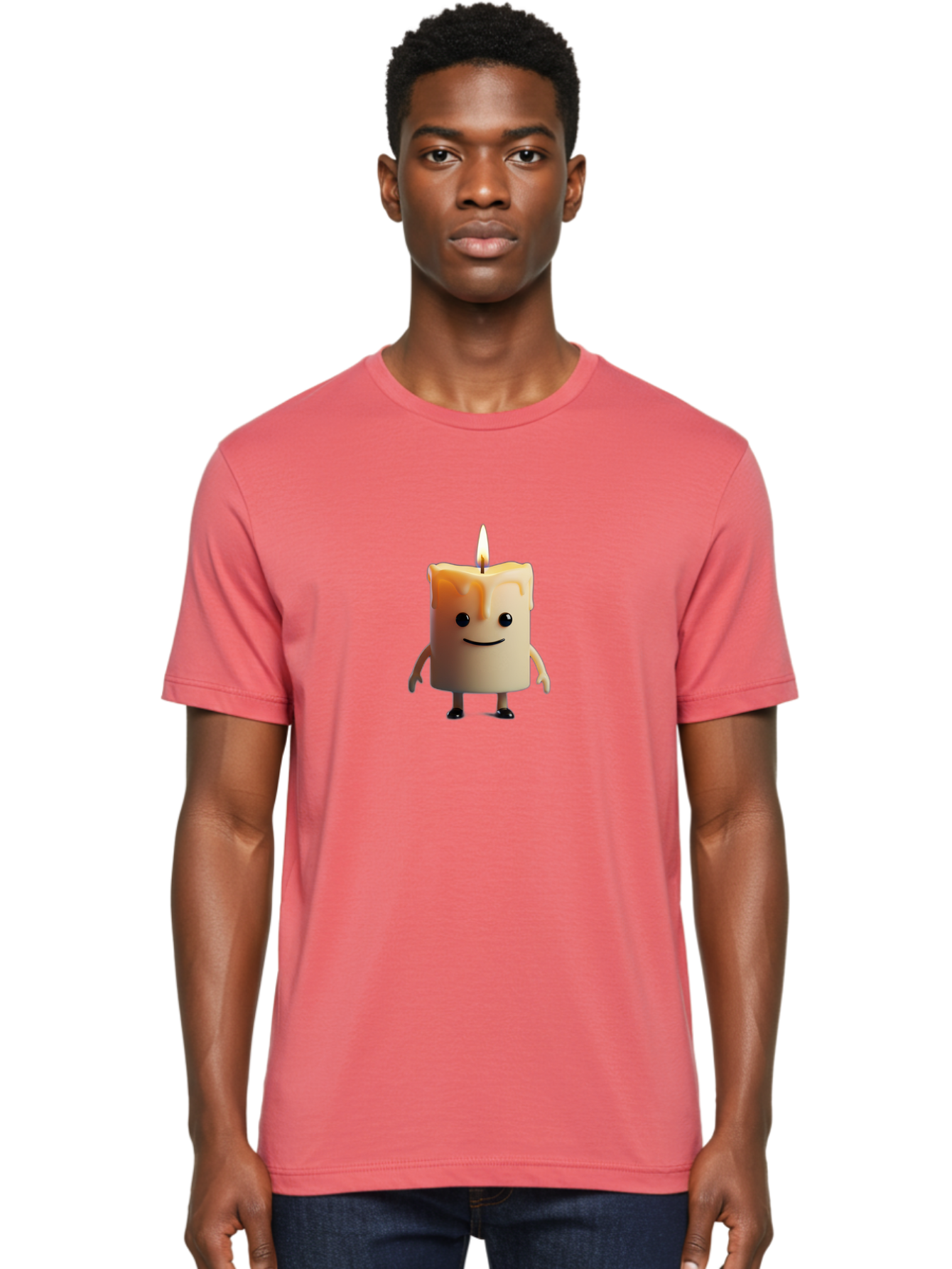 Candle-Character-1 Men'S Graphic Tee, 100% Cotton, Comfortable Casual Summer Wear, Machine Washable, Vintage Camera, Old Camera, Antique Camera, Black Camera, Classic Photography, Photography Equipment, Nostalgic Device, Film Camera, Bah682
