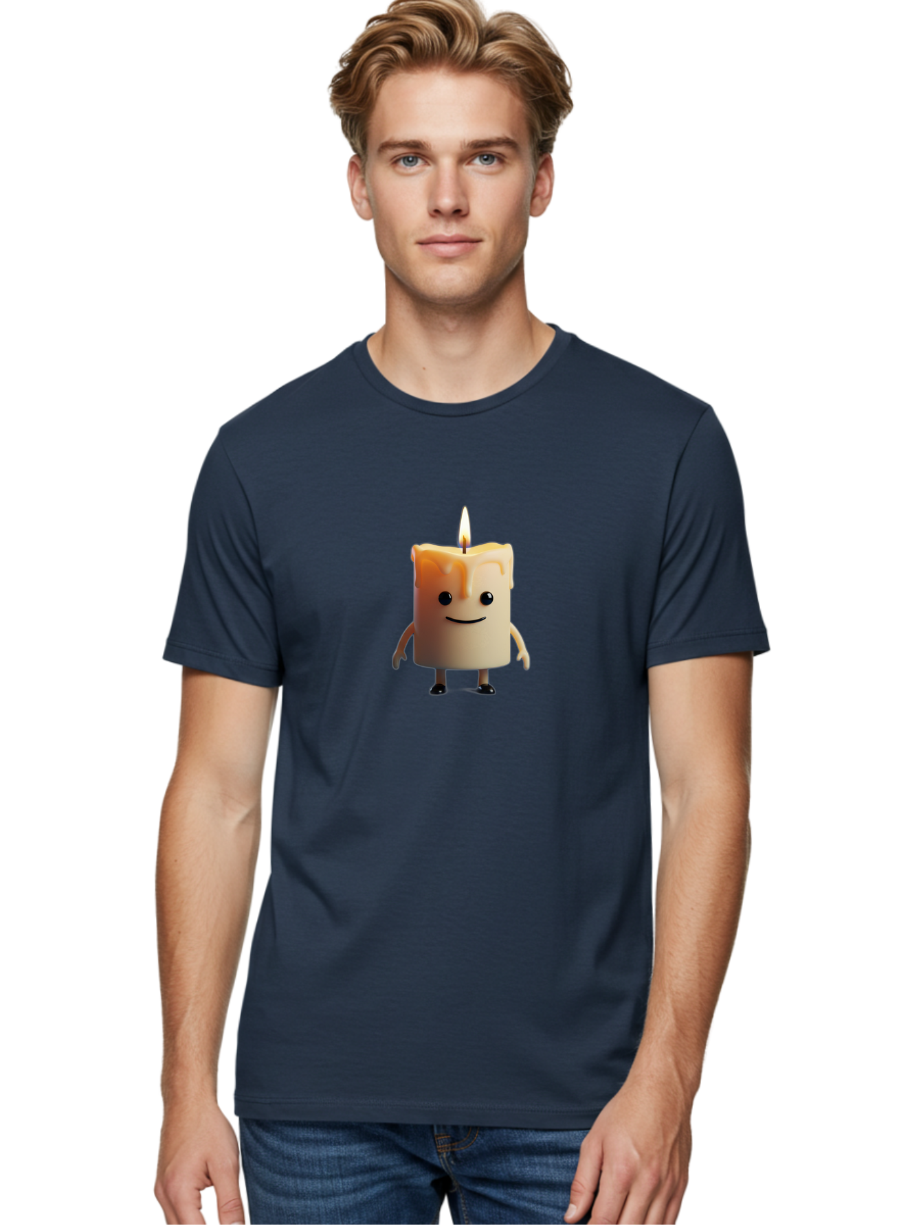 Candle-Character-1 Men'S Graphic Tee, 100% Cotton, Comfortable Casual Summer Wear, Machine Washable, Vintage Camera, Old Camera, Antique Camera, Black Camera, Classic Photography, Photography Equipment, Nostalgic Device, Film Camera, Bah682