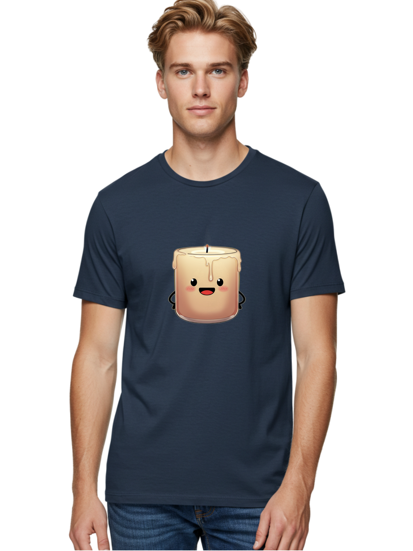 Candle-Character-2 Men'S Graphic Tee, 100% Cotton, Comfortable Casual Summer Wear, Machine Washable, Vintage Camera, Old Camera, Antique Camera, Black Camera, Classic Photography, Photography Equipment, Nostalgic Device, Film Camera, Bah683