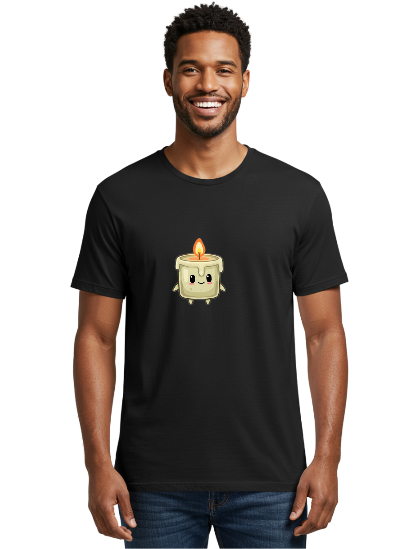 Candle-Character Men'S Graphic Tee, 100% Cotton, Comfortable Casual Summer Wear, Machine Washable, Vintage Camera, Old Camera, Antique Camera, Black Camera, Classic Photography, Photography Equipment, Nostalgic Device, Film Camera, Camera Art Bah685