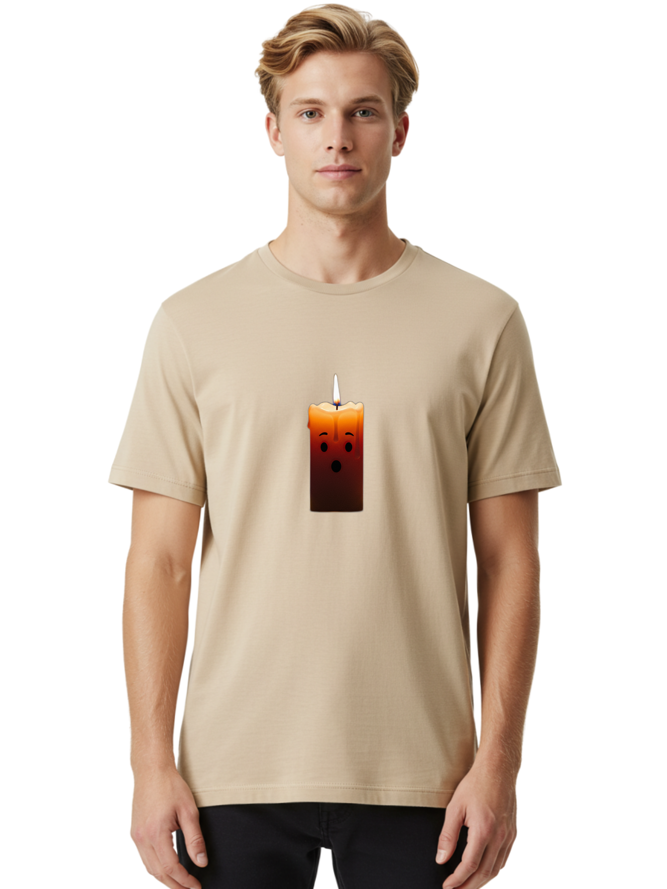 Candle-Emoji Men'S Graphic Tee, 100% Cotton, Comfortable Casual Summer Wear, Machine Washable, Vintage Camera, Old Camera, Antique Camera, Black Camera, Classic Photography, Photography Equipment, Nostalgic Device, Film Camera, Camera Art Bah688