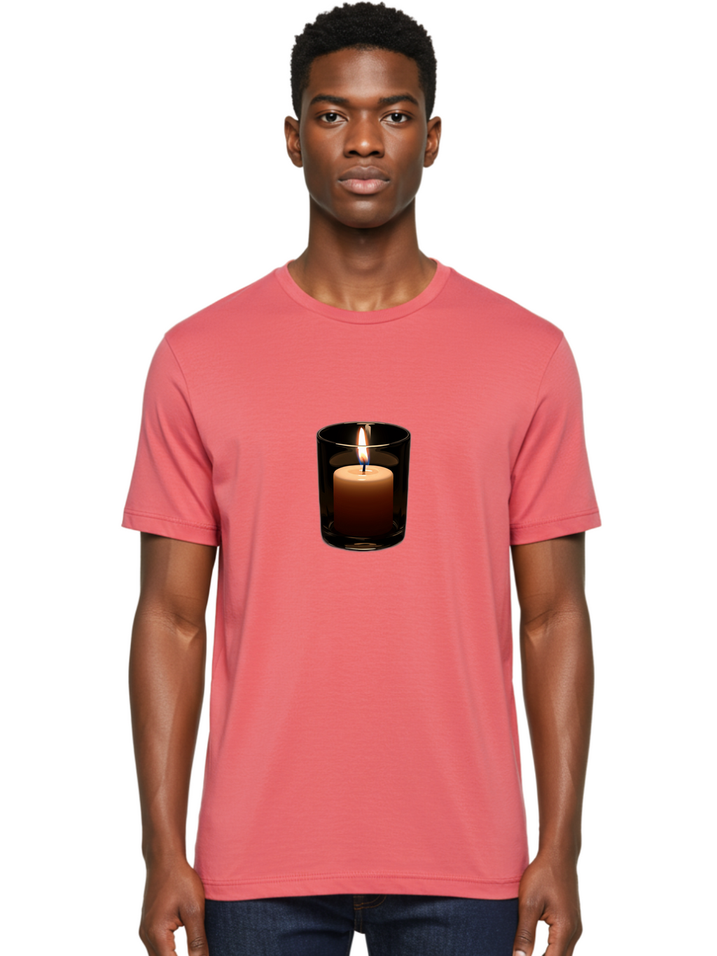 Candle-In-Glass-Holder Men'S Graphic Tee, 100% Cotton, Comfortable Casual Summer Wear, Machine Washable, Vintage Camera, Old Camera, Antique Camera, Black Camera, Classic Photography, Photography Equipment, Nostalgic Device, Film Camera, Bah689