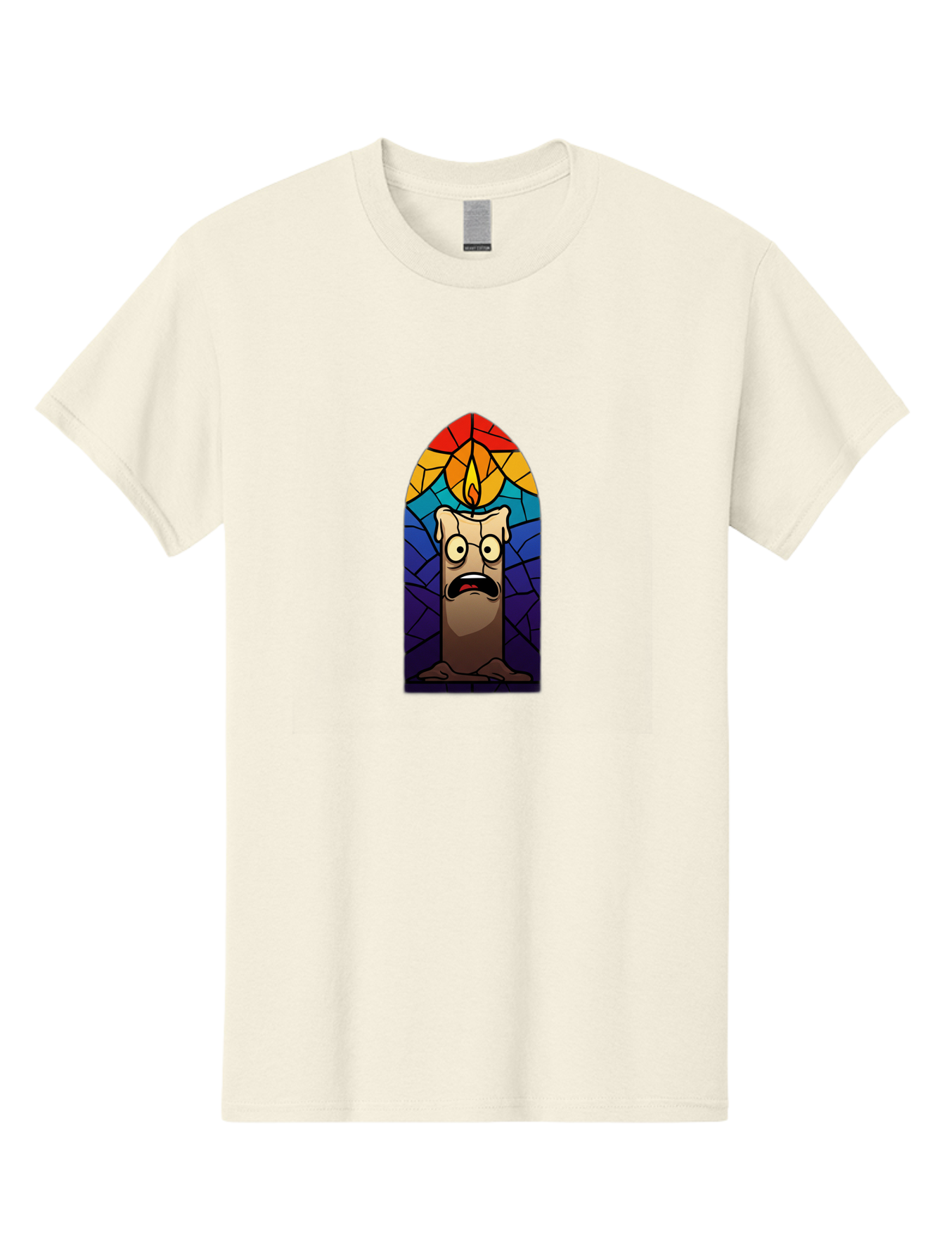 Candle-In-Stained-Glass Men'S Graphic Tee, 100% Cotton, Comfortable Casual Summer Wear, Machine Washable, Vintage Camera, Old Camera, Antique Camera, Black Camera, Classic Photography, Photography Equipment, Nostalgic Device, Film Camera, Bah690