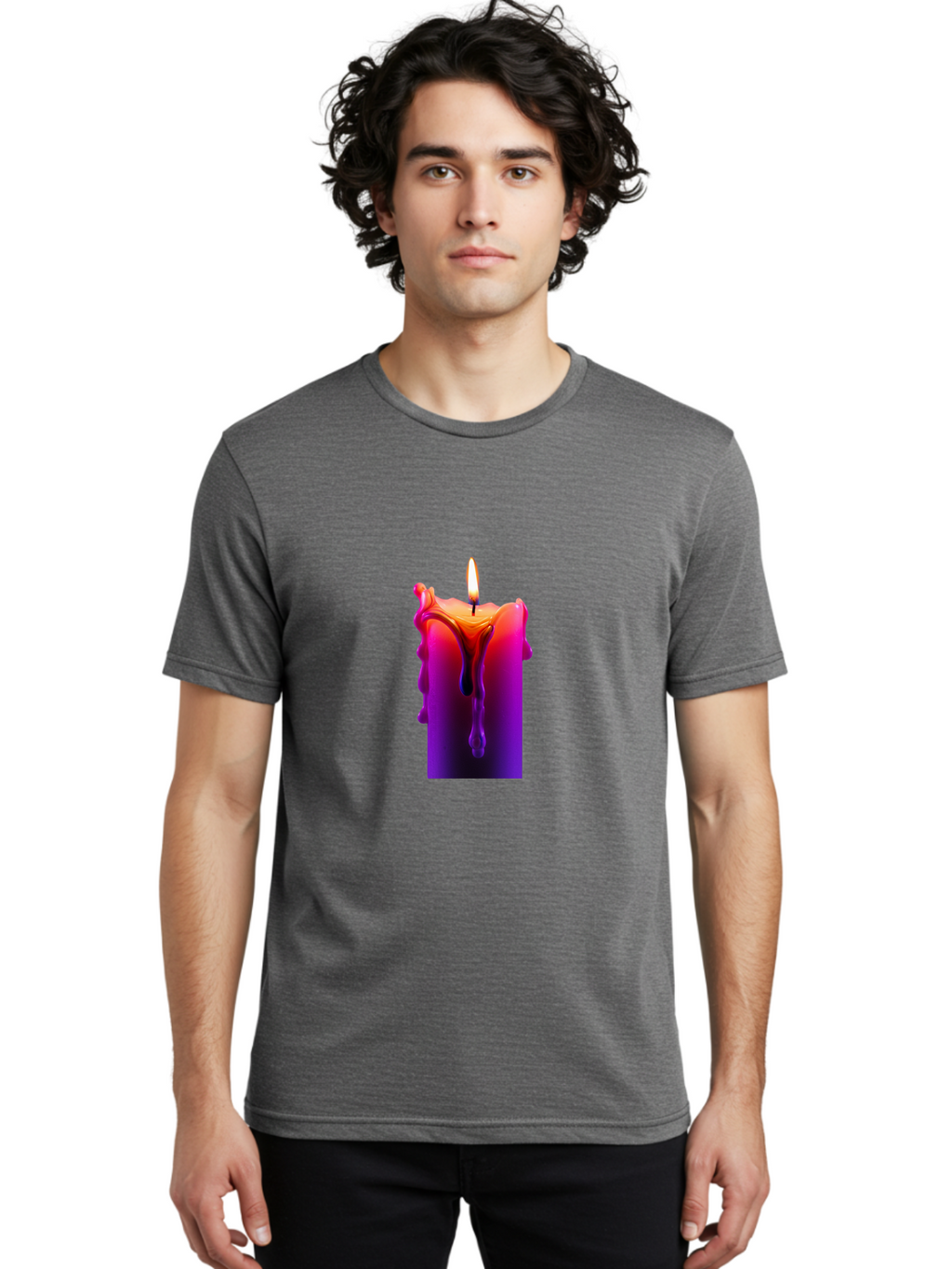 Candle-Melting Men'S Graphic Tee, 100% Cotton, Comfortable Casual Summer Wear, Machine Washable, Vintage Camera, Old Camera, Antique Camera, Black Camera, Classic Photography, Photography Equipment, Nostalgic Device, Film Camera, Camera Art Bah691