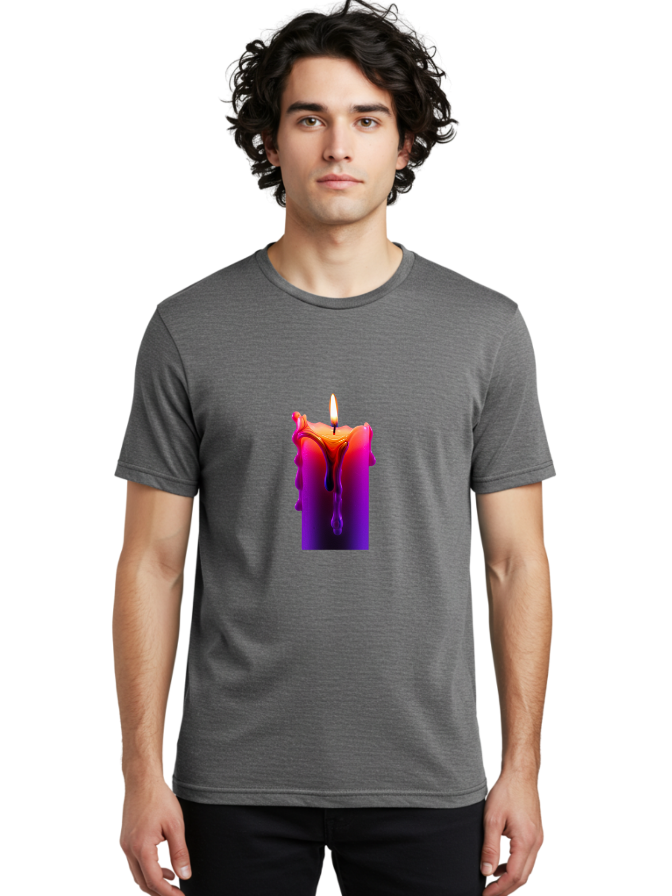 Candle-Melting Men'S Graphic Tee, 100% Cotton, Comfortable Casual Summer Wear, Machine Washable, Vintage Camera, Old Camera, Antique Camera, Black Camera, Classic Photography, Photography Equipment, Nostalgic Device, Film Camera, Camera Art Bah691