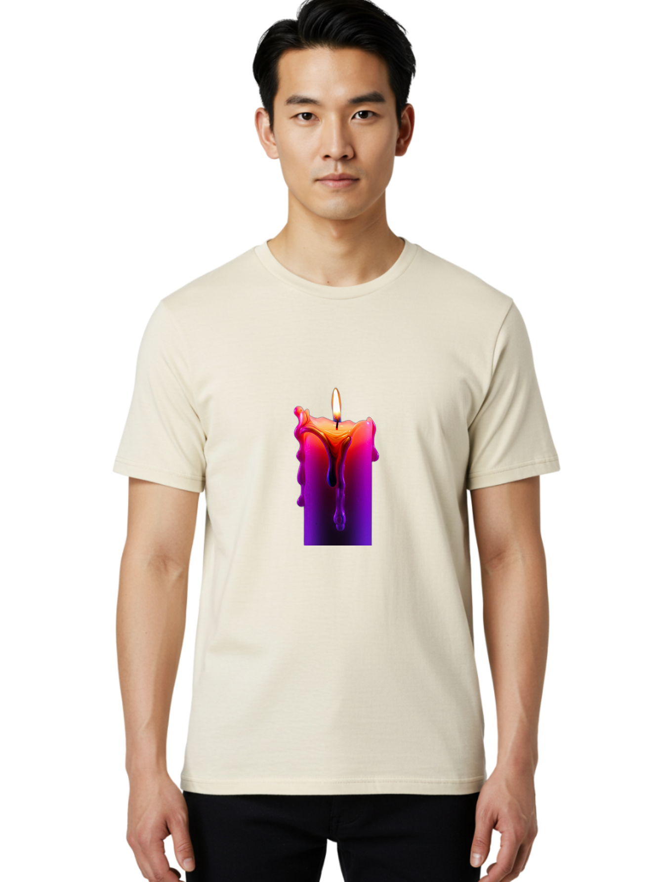 Candle-Melting Men'S Graphic Tee, 100% Cotton, Comfortable Casual Summer Wear, Machine Washable, Vintage Camera, Old Camera, Antique Camera, Black Camera, Classic Photography, Photography Equipment, Nostalgic Device, Film Camera, Camera Art Bah691