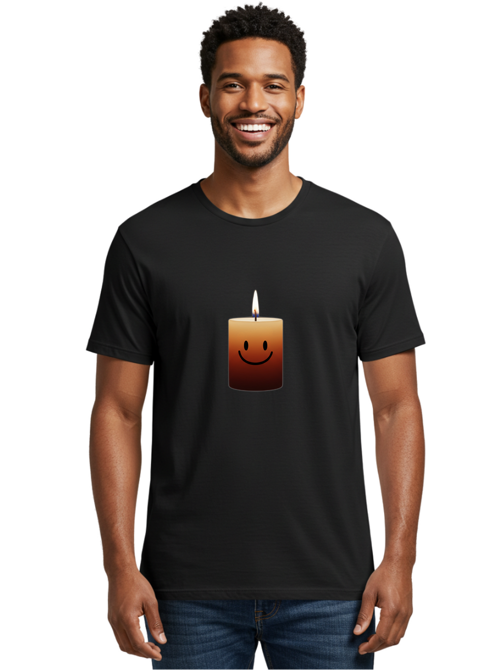 Candle-Smiley Men'S Graphic Tee, 100% Cotton, Comfortable Casual Summer Wear, Machine Washable, Vintage Camera, Old Camera, Antique Camera, Black Camera, Classic Photography, Photography Equipment, Nostalgic Device, Film Camera, Camera Art Bah692