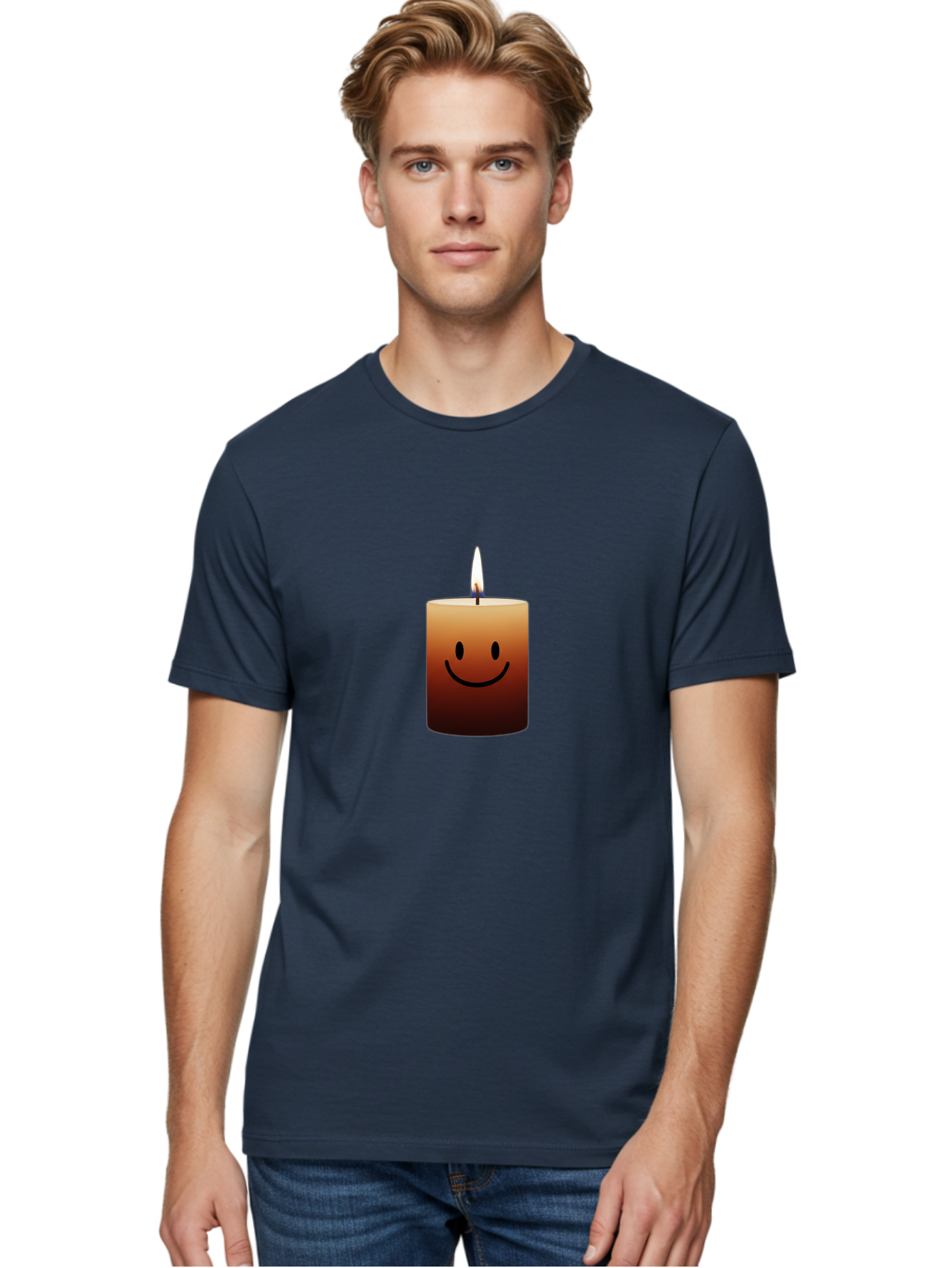 Candle-Smiley Men'S Graphic Tee, 100% Cotton, Comfortable Casual Summer Wear, Machine Washable, Vintage Camera, Old Camera, Antique Camera, Black Camera, Classic Photography, Photography Equipment, Nostalgic Device, Film Camera, Camera Art Bah692