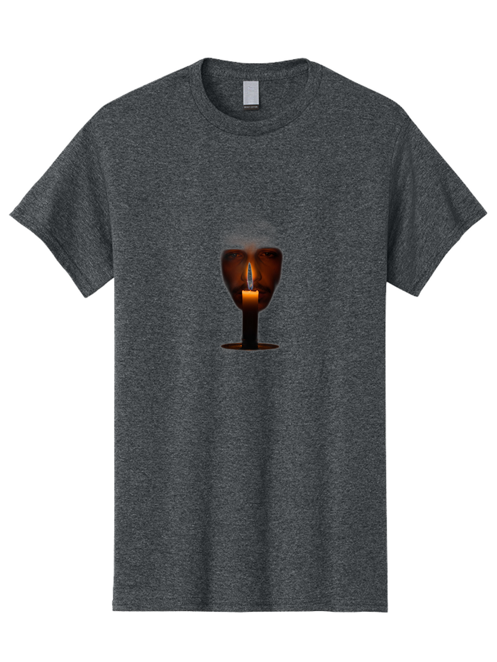 Candle-With-Face Men'S Graphic Tee, 100% Cotton, Comfortable Casual Summer Wear, Machine Washable, Vintage Camera, Old Camera, Antique Camera, Black Camera, Classic Photography, Photography Equipment, Nostalgic Device, Film Camera, Camera Art Bah694