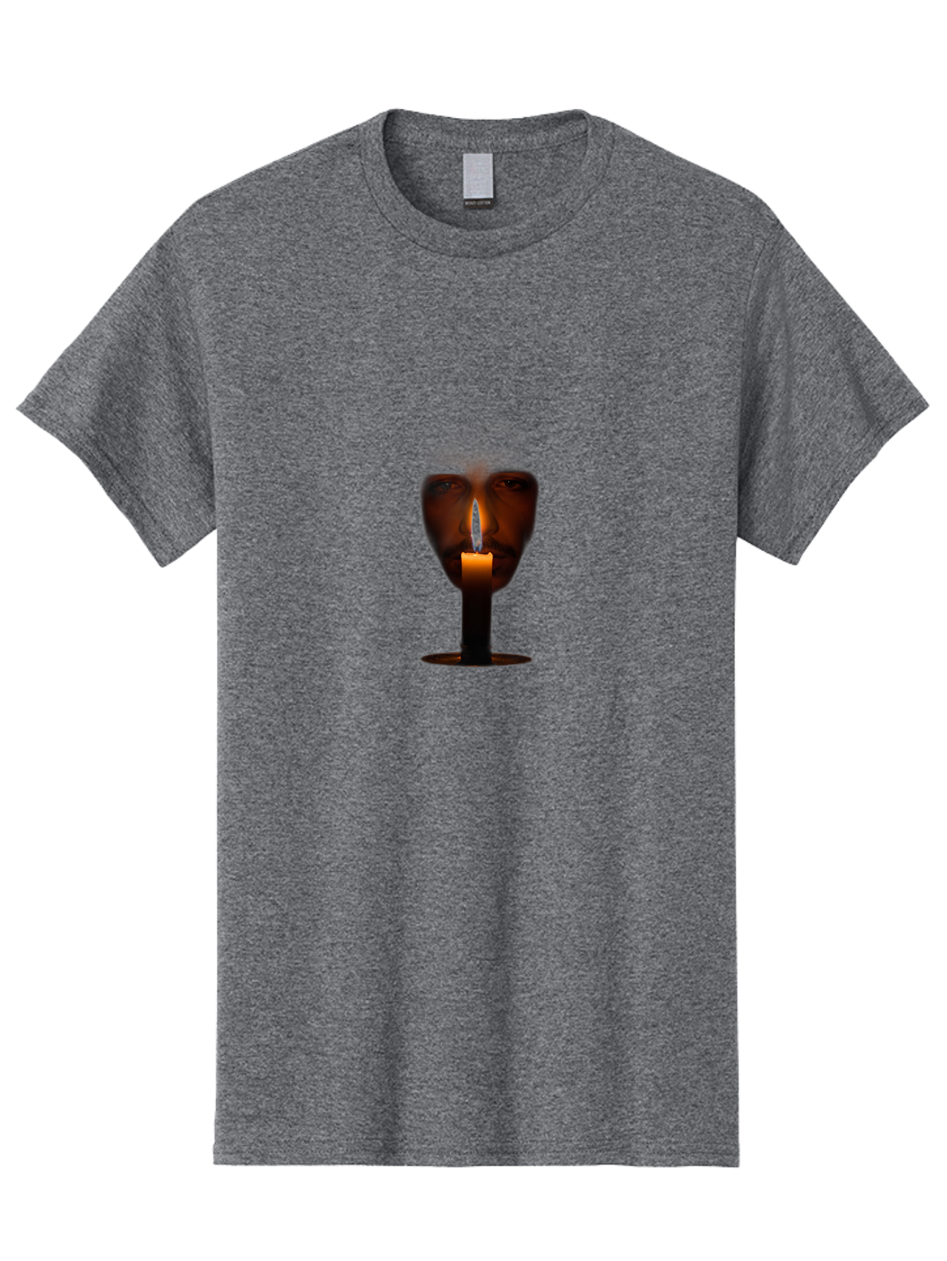 Candle-With-Face Men'S Graphic Tee, 100% Cotton, Comfortable Casual Summer Wear, Machine Washable, Vintage Camera, Old Camera, Antique Camera, Black Camera, Classic Photography, Photography Equipment, Nostalgic Device, Film Camera, Camera Art Bah694