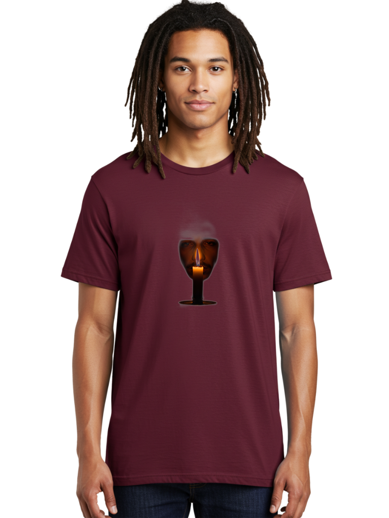 Candle-With-Face Men'S Graphic Tee, 100% Cotton, Comfortable Casual Summer Wear, Machine Washable, Vintage Camera, Old Camera, Antique Camera, Black Camera, Classic Photography, Photography Equipment, Nostalgic Device, Film Camera, Camera Art Bah694