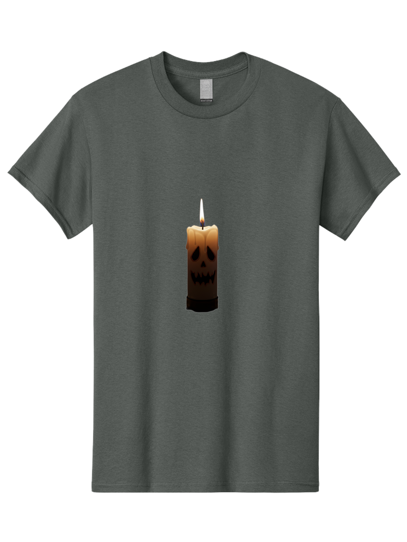 Candle-With-Skull Men'S Graphic Tee, 100% Cotton, Comfortable Casual Summer Wear, Machine Washable, Vintage Camera, Old Camera, Antique Camera, Black Camera, Classic Photography, Photography Equipment, Nostalgic Device, Film Camera, Camera Art Bah695