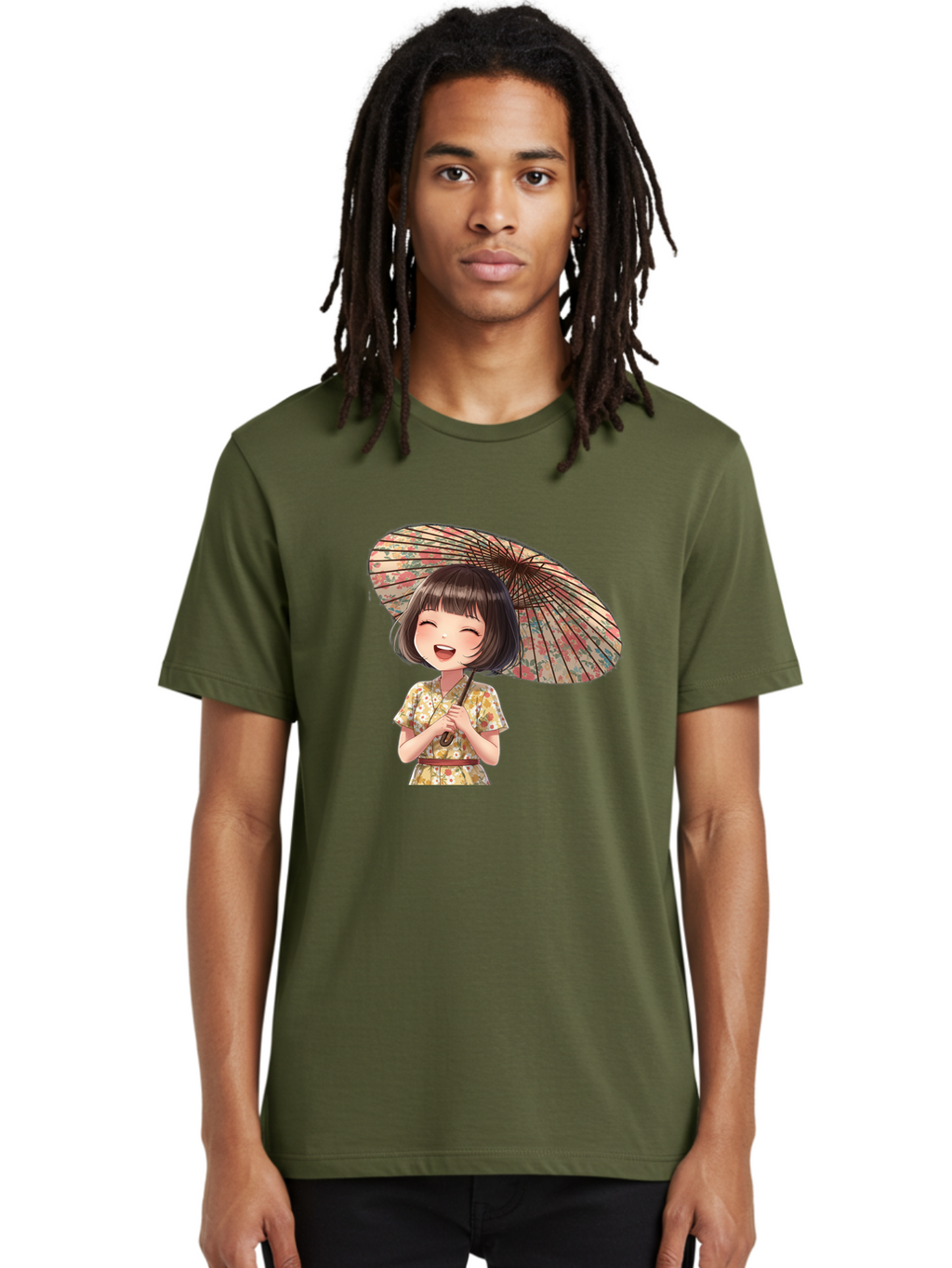 Cartoon-Girl-With-Parasol Men'S Graphic Tee, 100% Cotton, Comfortable Casual Summer Wear, Machine Washable, Vintage Camera, Old Camera, Antique Camera, Black Camera, Classic Photography, Photography Equipment, Nostalgic Device, Film Camera, Bah699