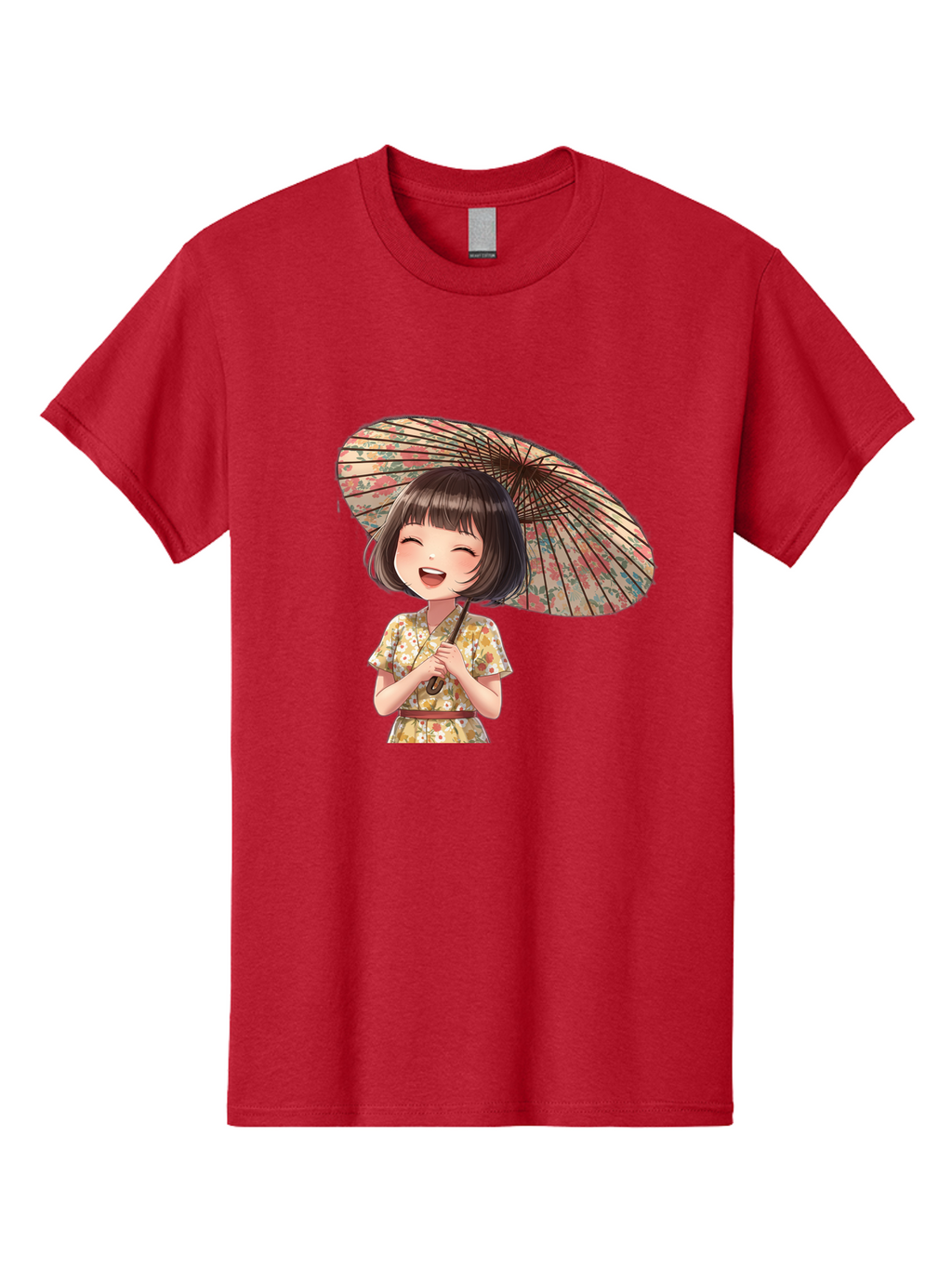 Cartoon-Girl-With-Parasol Men'S Graphic Tee, 100% Cotton, Comfortable Casual Summer Wear, Machine Washable, Vintage Camera, Old Camera, Antique Camera, Black Camera, Classic Photography, Photography Equipment, Nostalgic Device, Film Camera, Bah699