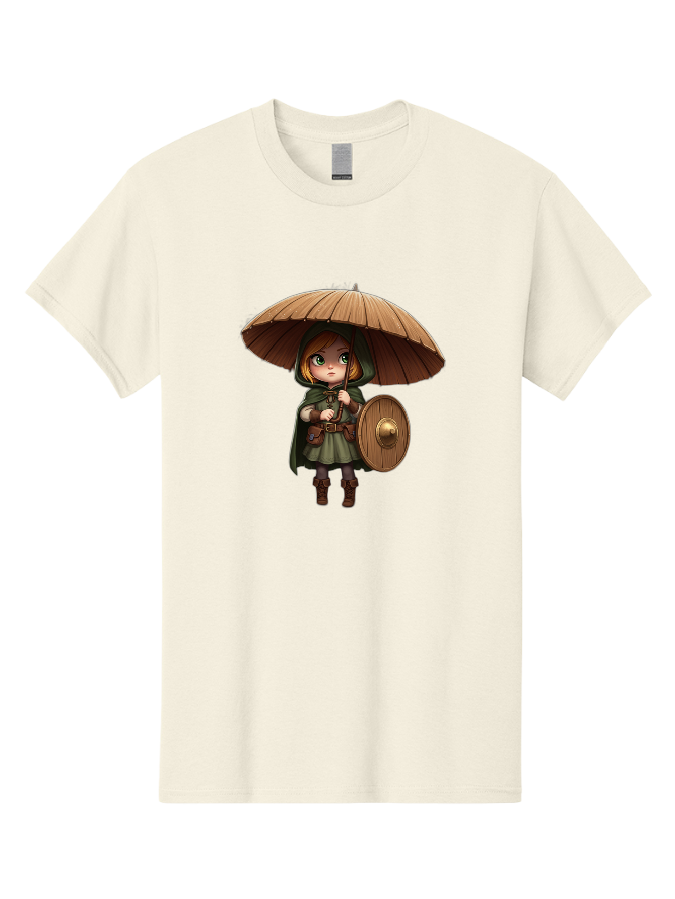 Cartoon-Girl-With-Shield-And-Umbrella Men'S Graphic Tee, 100% Cotton, Comfortable Casual Summer Wear, Machine Washable, Vintage Camera, Old Camera, Antique Camera, Black Camera, Classic Photography, Photography Equipment, Nostalgic Device, Bah700