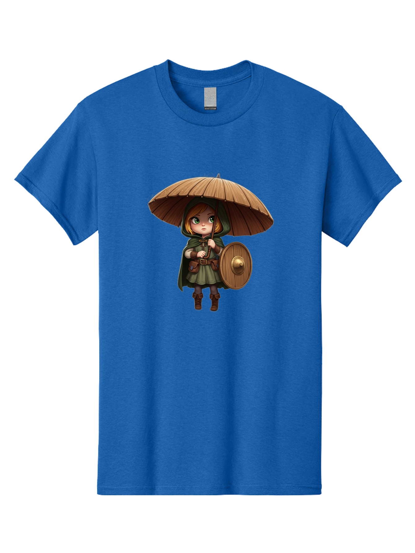 Cartoon-Girl-With-Shield-And-Umbrella Men'S Graphic Tee, 100% Cotton, Comfortable Casual Summer Wear, Machine Washable, Vintage Camera, Old Camera, Antique Camera, Black Camera, Classic Photography, Photography Equipment, Nostalgic Device, Bah700