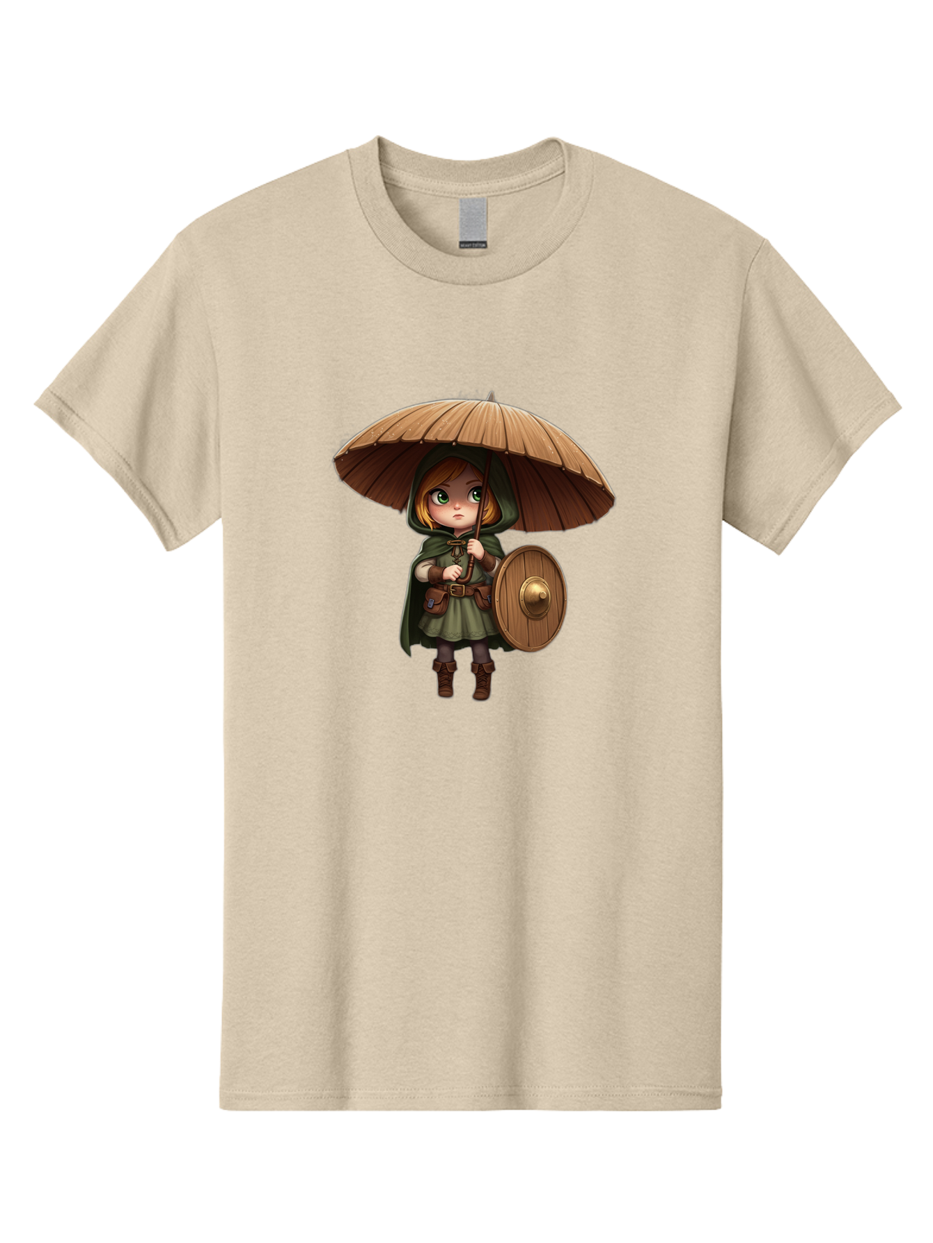 Cartoon-Girl-With-Shield-And-Umbrella Men'S Graphic Tee, 100% Cotton, Comfortable Casual Summer Wear, Machine Washable, Vintage Camera, Old Camera, Antique Camera, Black Camera, Classic Photography, Photography Equipment, Nostalgic Device, Bah700