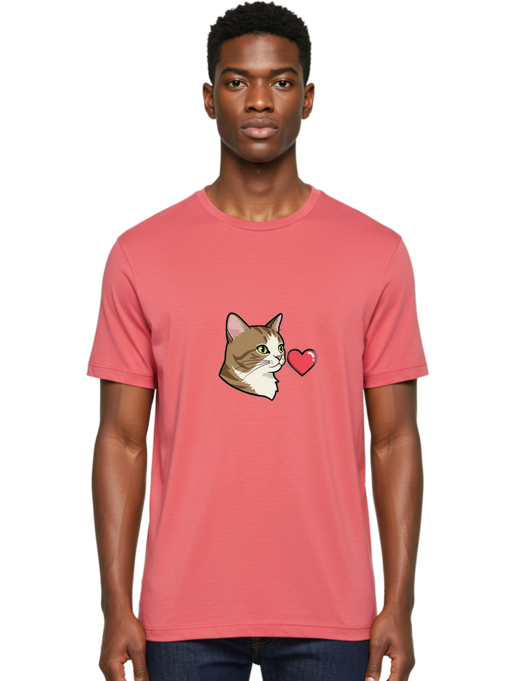 Cat-And-Heart Men'S Graphic Tee, 100% Cotton, Comfortable Casual Summer Wear, Machine Washable, Vintage Camera, Old Camera, Antique Camera, Black Camera, Classic Photography, Photography Equipment, Nostalgic Device, Film Camera, Camera Art Bah701