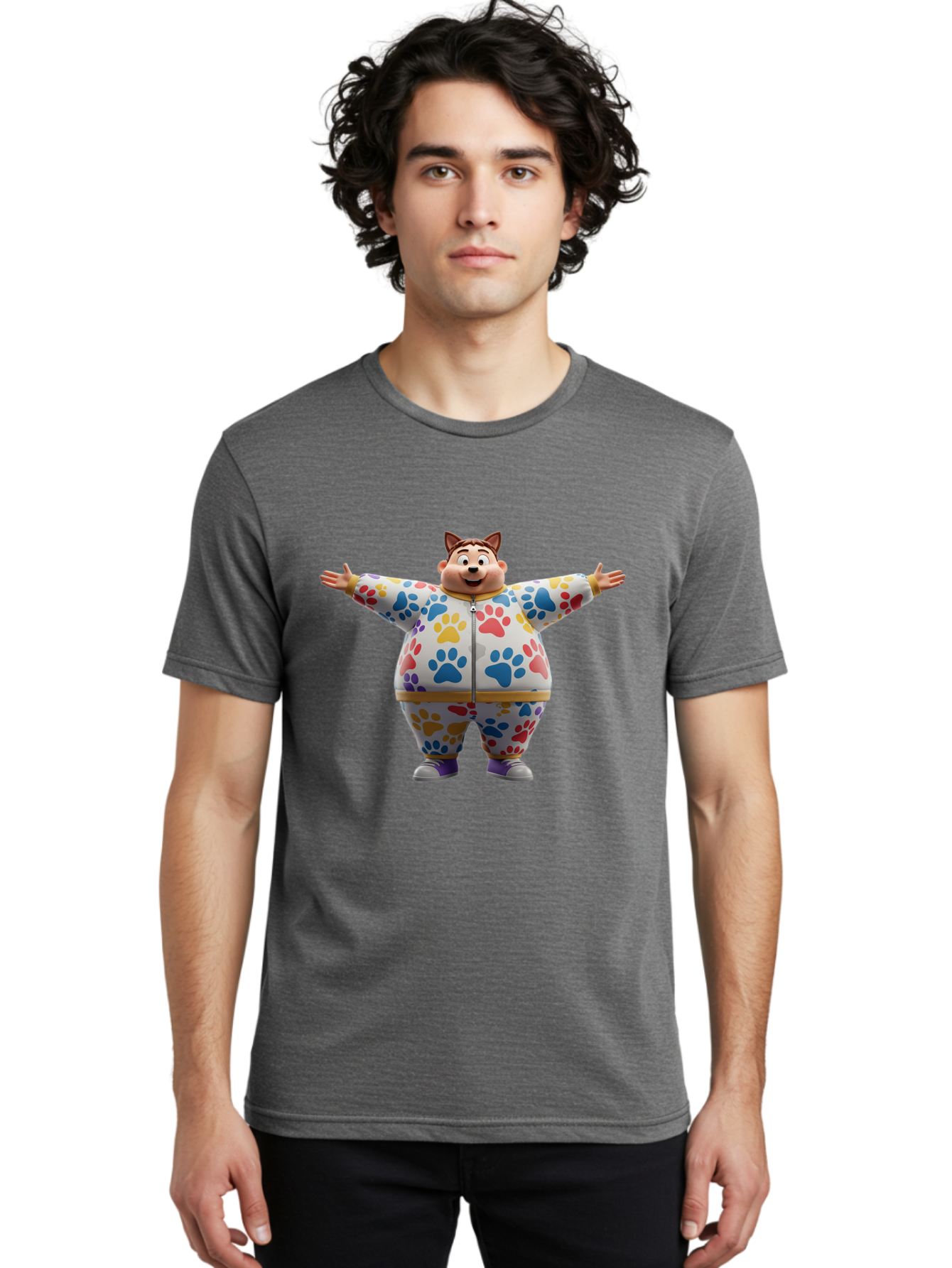 Cat-Ears-Character Men'S Graphic Tee, 100% Cotton, Comfortable Casual Summer Wear, Machine Washable, Vintage Camera, Old Camera, Antique Camera, Black Camera, Classic Photography, Photography Equipment, Nostalgic Device, Film Camera, Bah702
