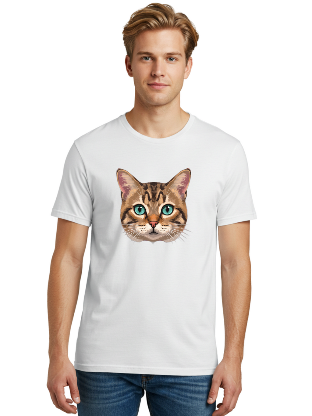 Cat-Face Men'S Graphic Tee, 100% Cotton, Comfortable Casual Summer Wear, Machine Washable, Vintage Camera, Old Camera, Antique Camera, Black Camera, Classic Photography, Photography Equipment, Nostalgic Device, Film Camera, Camera Art Bah703