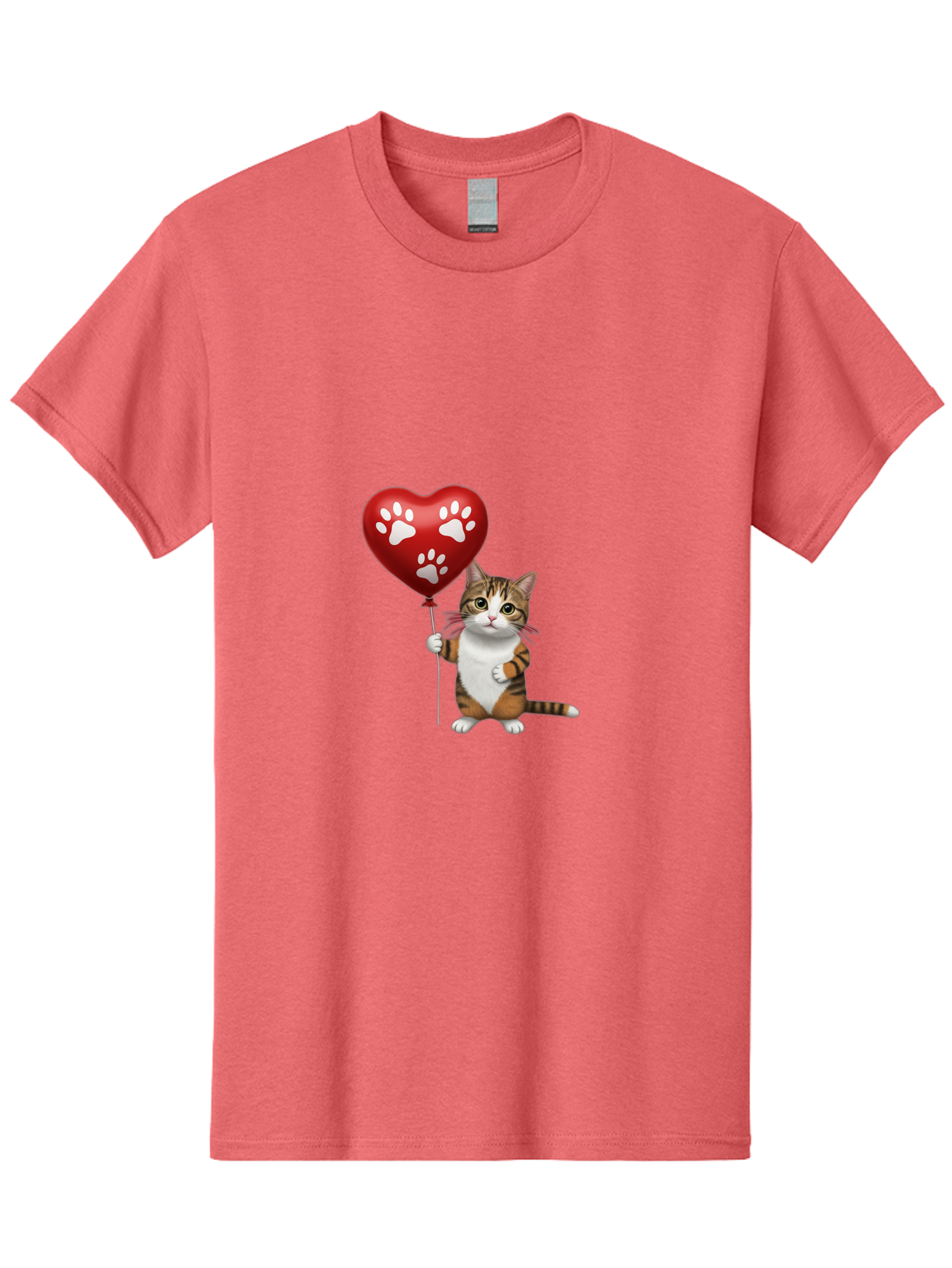 Cat-Holding-Heart-Balloon Men'S Graphic Tee, 100% Cotton, Comfortable Casual Summer Wear, Machine Washable, Vintage Camera, Old Camera, Antique Camera, Black Camera, Classic Photography, Photography Equipment, Nostalgic Device, Film Camera, Bah704