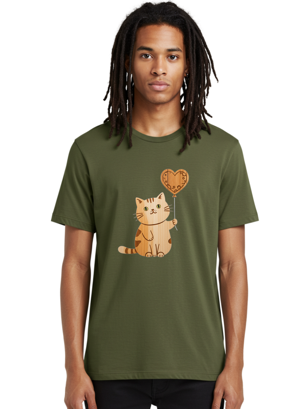 Cat-With-Heart-Balloon Men'S Graphic Tee, 100% Cotton, Comfortable Casual Summer Wear, Machine Washable, Vintage Camera, Old Camera, Antique Camera, Black Camera, Classic Photography, Photography Equipment, Nostalgic Device, Film Camera, Bah712