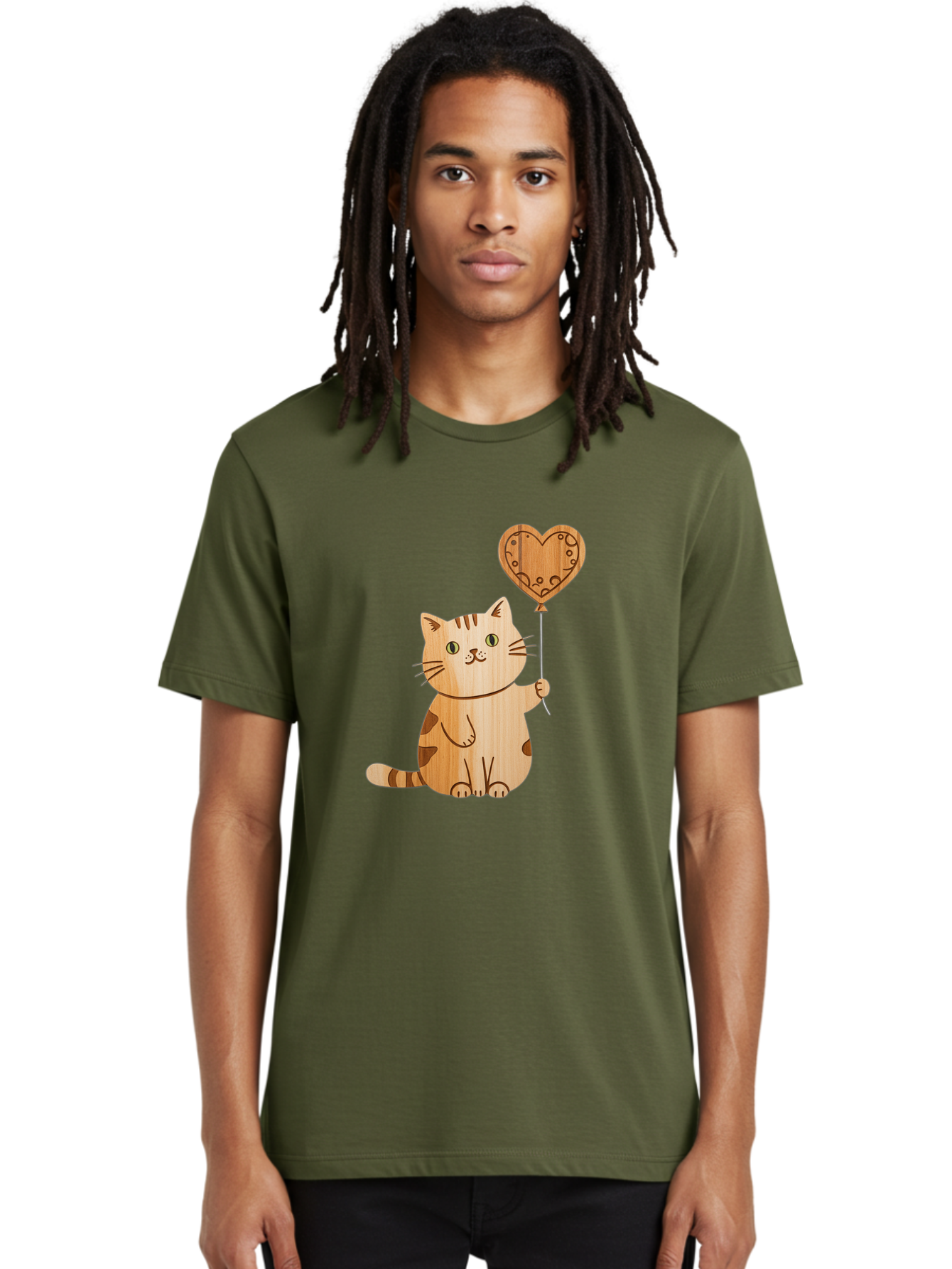 Cat-With-Heart-Balloon Men'S Graphic Tee, 100% Cotton, Comfortable Casual Summer Wear, Machine Washable, Vintage Camera, Old Camera, Antique Camera, Black Camera, Classic Photography, Photography Equipment, Nostalgic Device, Film Camera, Bah712