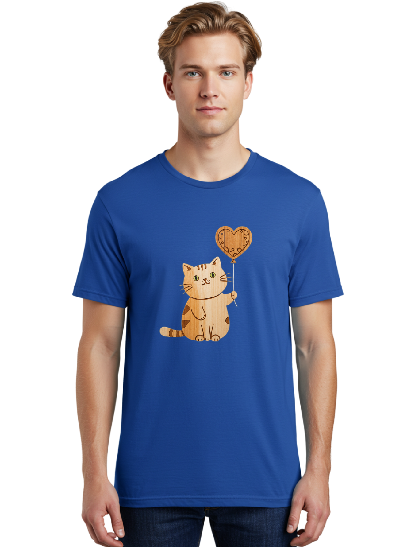 Cat-With-Heart-Balloon Men'S Graphic Tee, 100% Cotton, Comfortable Casual Summer Wear, Machine Washable, Vintage Camera, Old Camera, Antique Camera, Black Camera, Classic Photography, Photography Equipment, Nostalgic Device, Film Camera, Bah712
