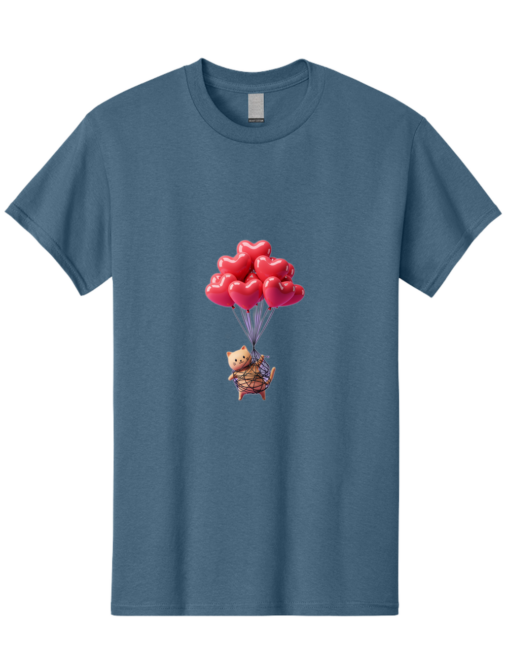 Cat-With-Heart-Balloons Men'S Graphic Tee, 100% Cotton, Comfortable Casual Summer Wear, Machine Washable, Vintage Camera, Old Camera, Antique Camera, Black Camera, Classic Photography, Photography Equipment, Nostalgic Device, Film Camera, Bah715