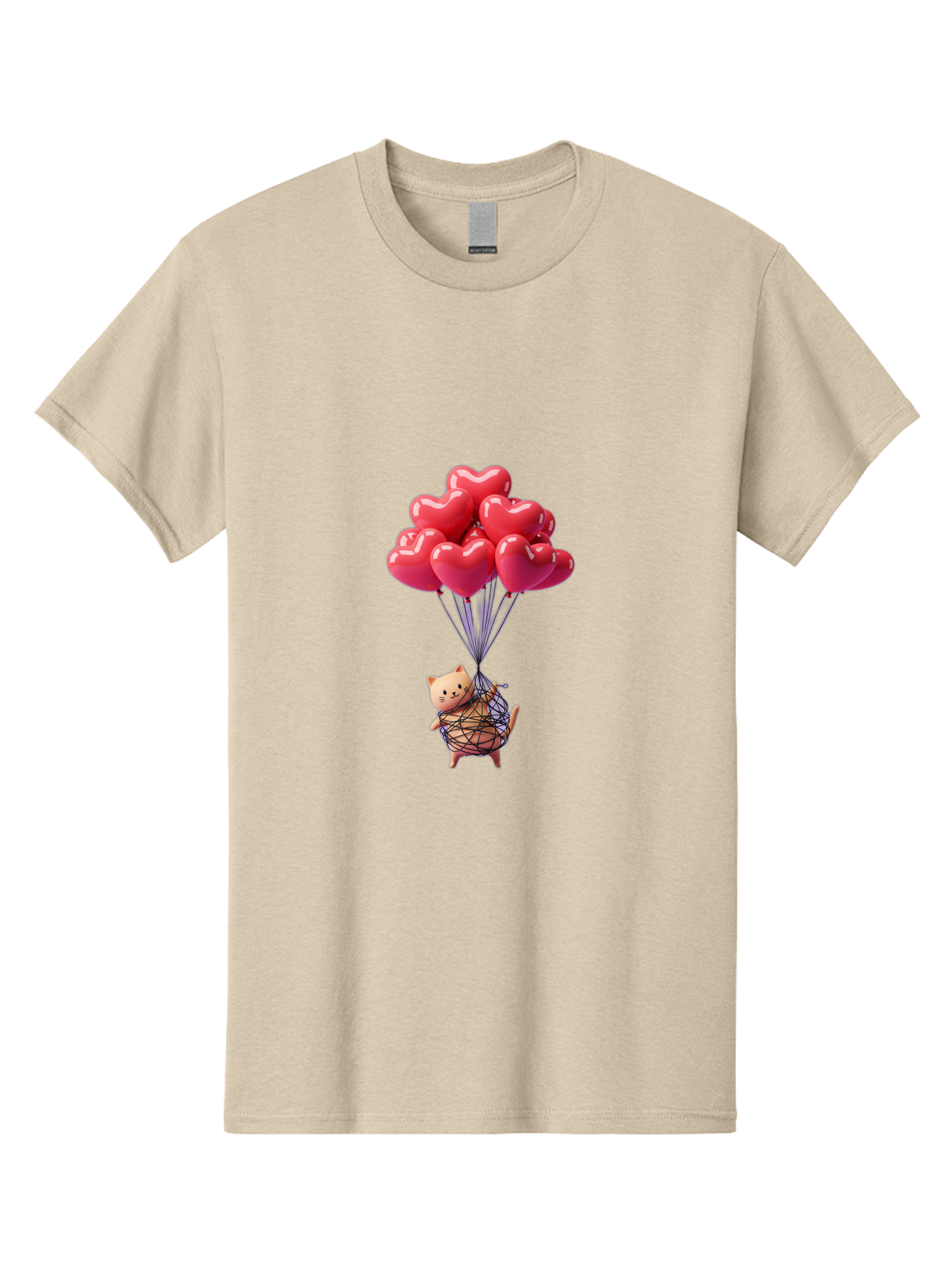 Cat-With-Heart-Balloons Men'S Graphic Tee, 100% Cotton, Comfortable Casual Summer Wear, Machine Washable, Vintage Camera, Old Camera, Antique Camera, Black Camera, Classic Photography, Photography Equipment, Nostalgic Device, Film Camera, Bah715