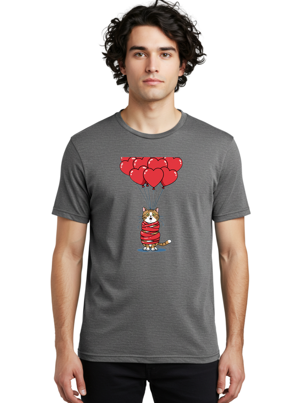 Cat-With-Red-Balloons Men'S Graphic Tee, 100% Cotton, Comfortable Casual Summer Wear, Machine Washable, Vintage Camera, Old Camera, Antique Camera, Black Camera, Classic Photography, Photography Equipment, Nostalgic Device, Film Camera, Bah719