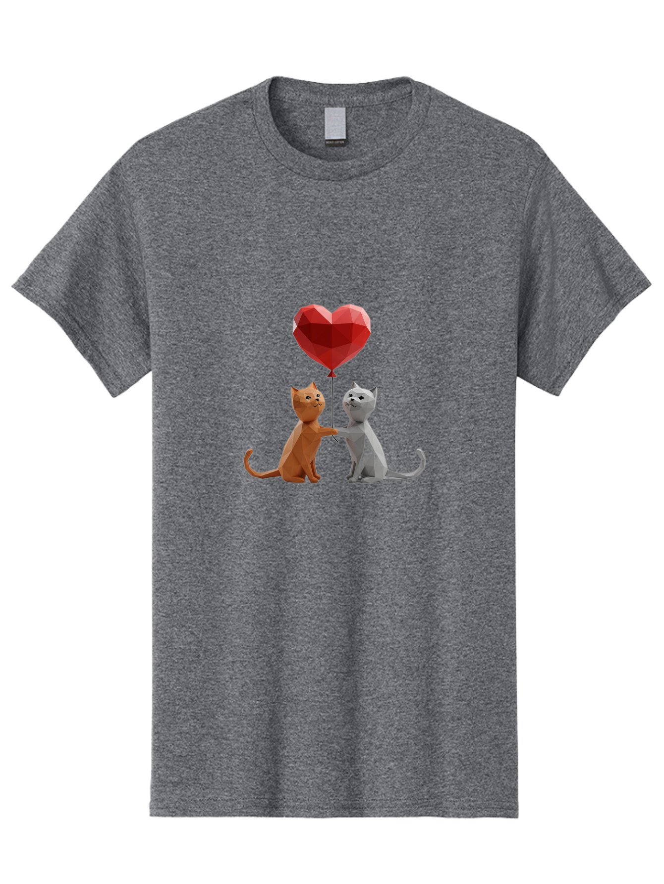 Cats-Holding-Heart-Balloon Men'S Graphic Tee, 100% Cotton, Comfortable Casual Summer Wear, Machine Washable, Vintage Camera, Old Camera, Antique Camera, Black Camera, Classic Photography, Photography Equipment, Nostalgic Device, Film Camera, Bah721