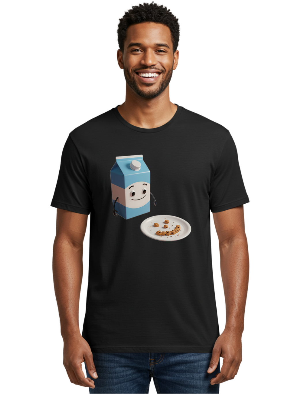 Cereal-Milk-Cartoon Men'S Graphic Tee, 100% Cotton, Comfortable Casual Summer Wear, Machine Washable, Vintage Camera, Old Camera, Antique Camera, Black Camera, Classic Photography, Photography Equipment, Nostalgic Device, Film Camera, Bah725