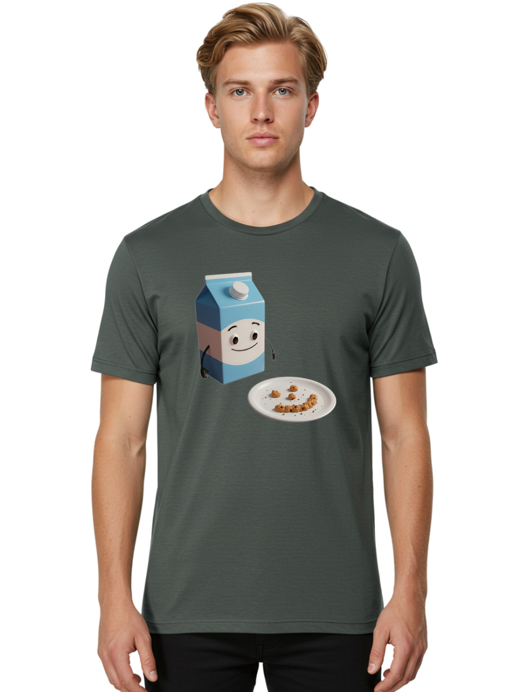 Cereal-Milk-Cartoon Men'S Graphic Tee, 100% Cotton, Comfortable Casual Summer Wear, Machine Washable, Vintage Camera, Old Camera, Antique Camera, Black Camera, Classic Photography, Photography Equipment, Nostalgic Device, Film Camera, Bah725